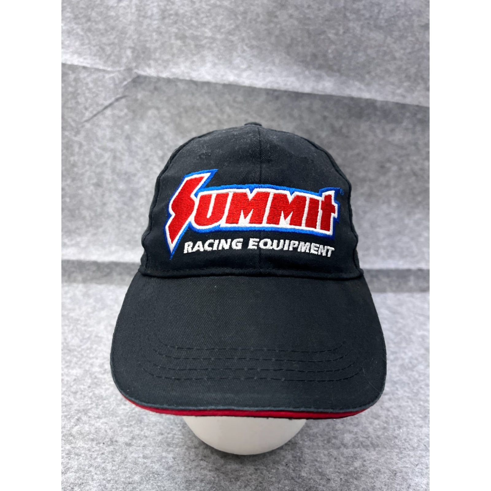 Vintage Summit Racing Equipment Hat Cap Strap Back Adult One Size Black 100% Cotton Vintage? No. Size ONE SIZE - 2 Thumbnail