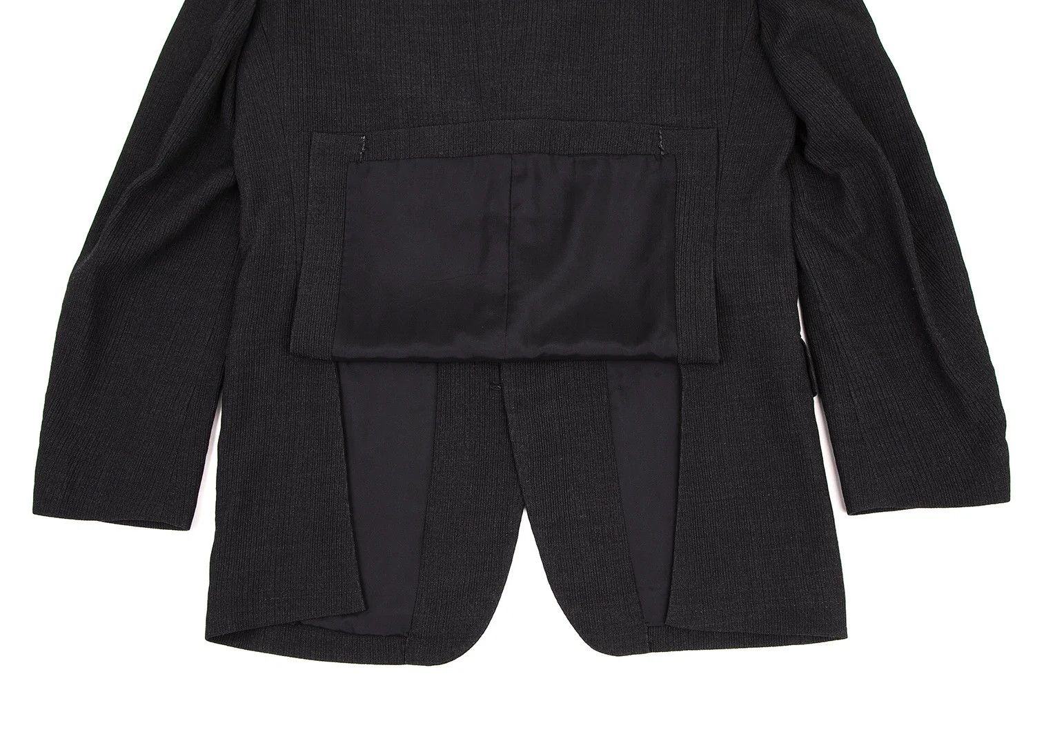Issey Miyake Ribbed 3B Jacket in Charcoal Size US S / EU 44-46 / 1 - 12 Thumbnail
