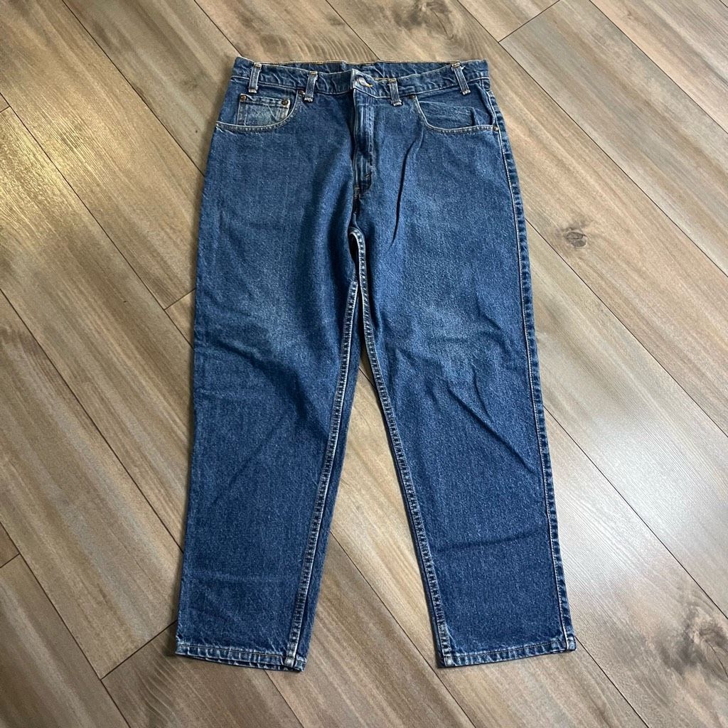 Levi's Vintage Levi 545 Blue Denim Casual Jeans Men 36x28.5 Size US 36 / EU 52 - 2 Thumbnail