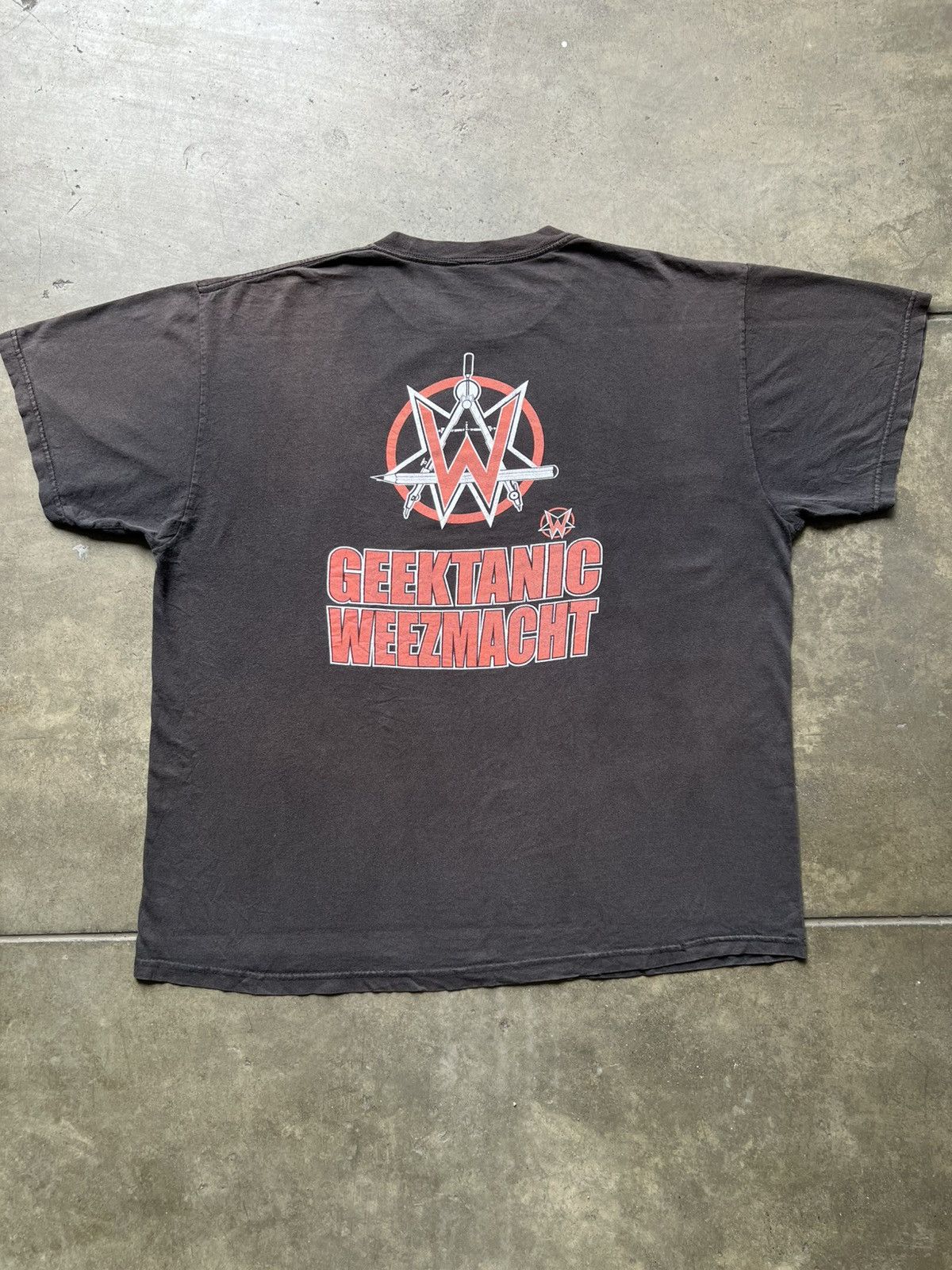 Band Tees × Vintage 2001 Weezer Geektanic Weezmacht Tee Shirt Slayer Size US XXL / EU 58 / 5 - 2 Thumbnail