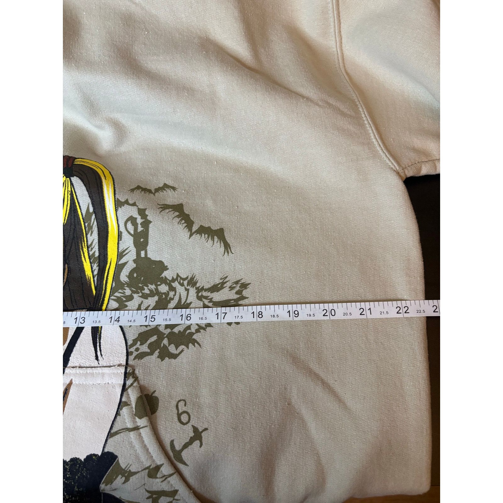 Broken Promises Co. NWOT Sz. M - Mens DeathNote Hoodie by Broken Promises, beige Size US M / EU 48-50 / 2 - 6 Thumbnail