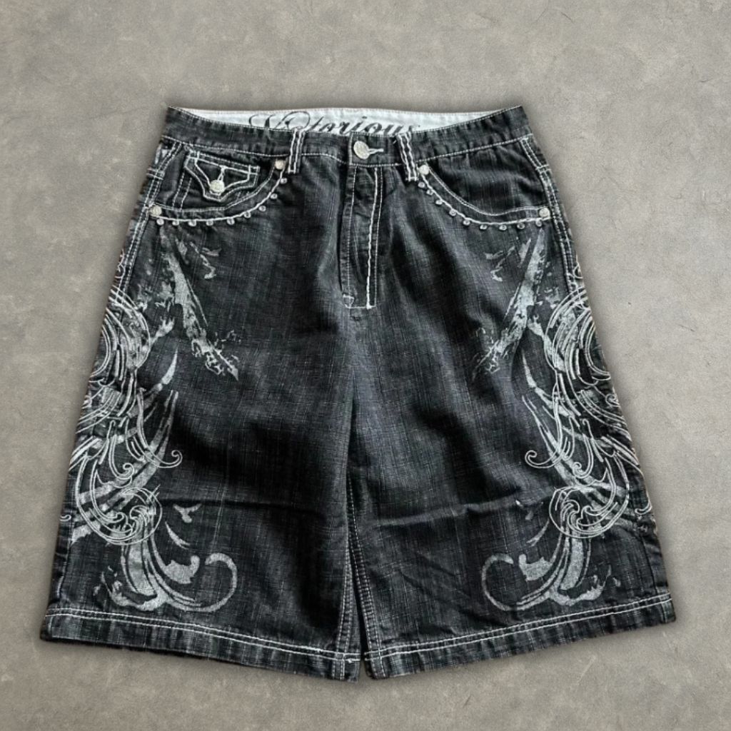 Other Y2K Oversized Denim Shorts Size US 32 / EU 48 - 3 Thumbnail