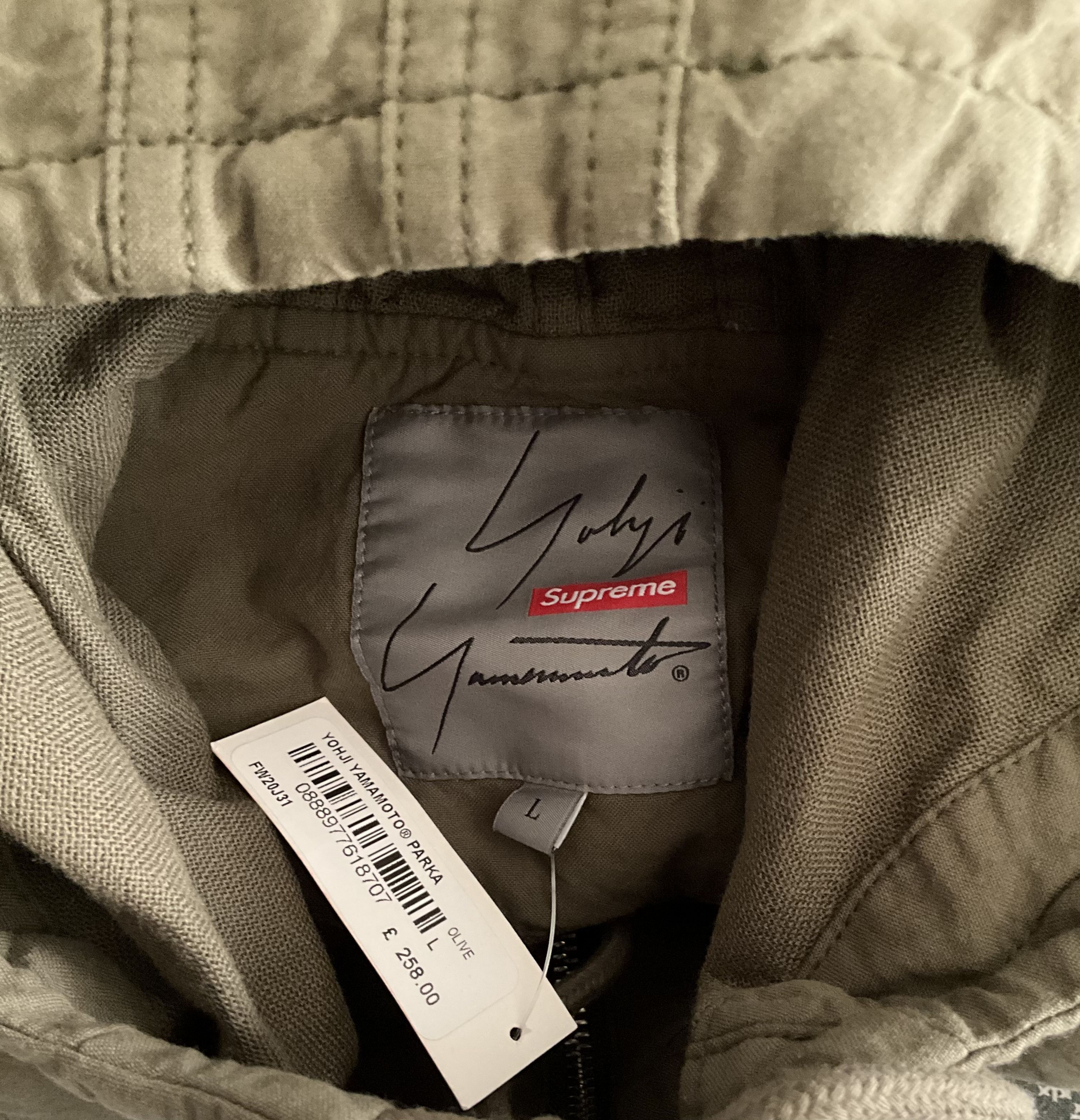 Supreme Supreme Yohji Yamamoto Parka Olive Size US L / EU 52-54 / 3 - 4 Thumbnail