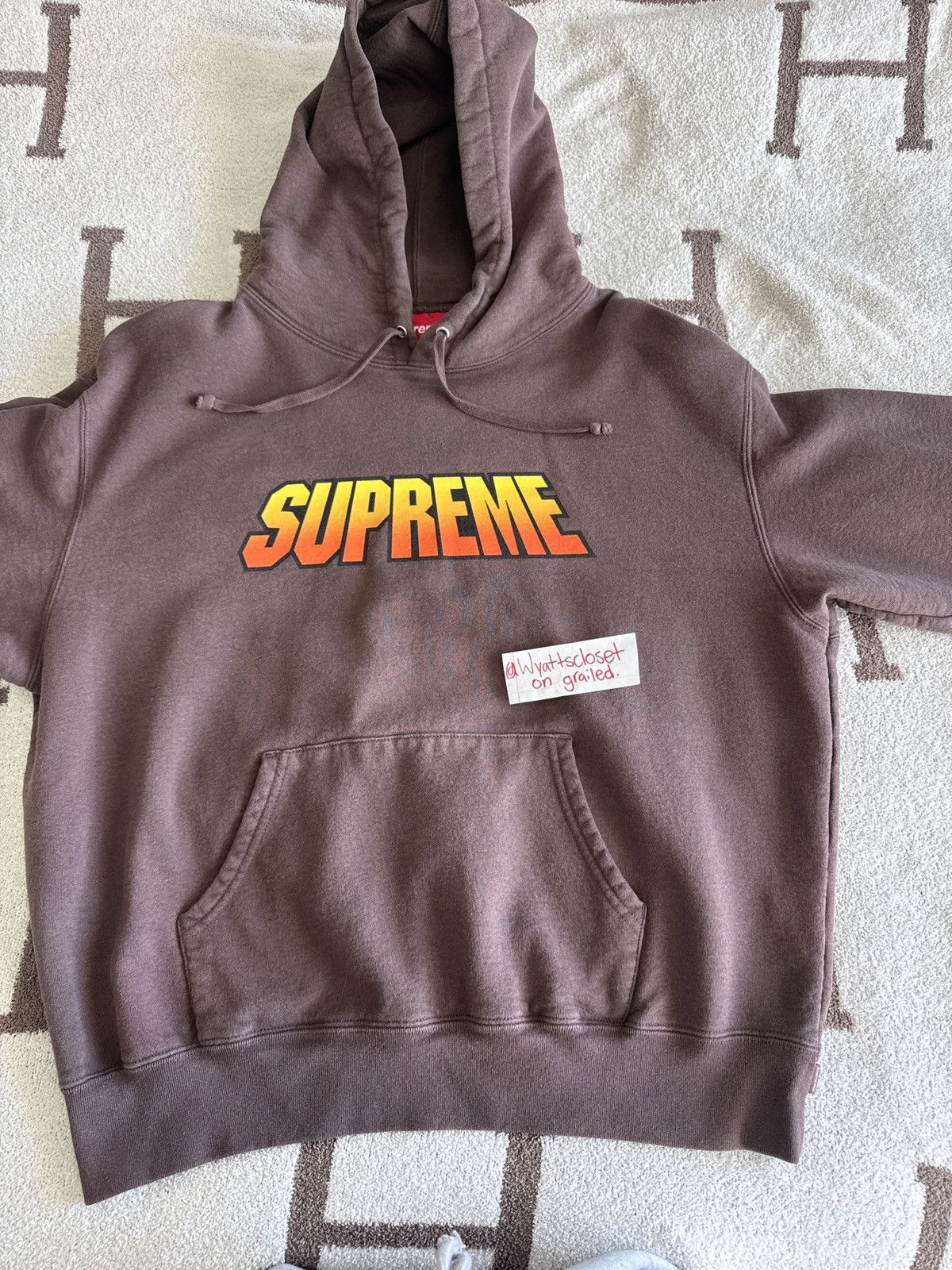 Supreme Supreme SS24 Gradient Hooded Sweatshirt Brown Size US M / EU 48-50 / 2 - 1 Thumbnail