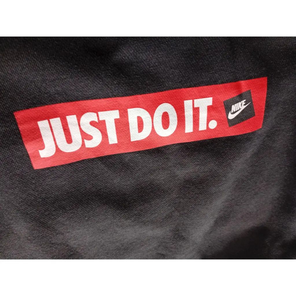 Nike Nike “Just Do It” Black Crewneck (S) Size US S / EU 44-46 / 1 - 2 Thumbnail