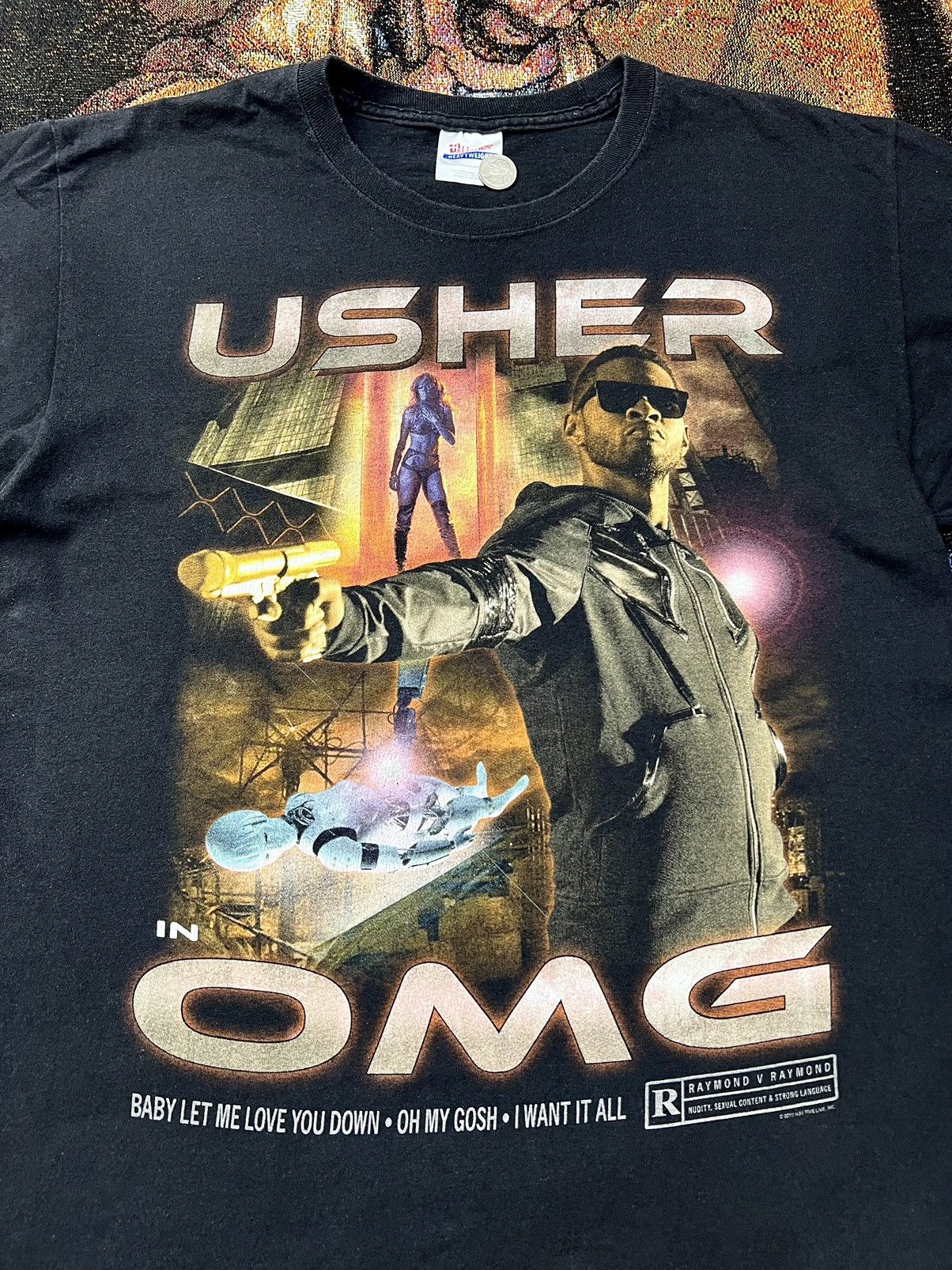 Rap Tees Usher OMG Rap Tee 2010 Size US L / EU 52-54 / 3 - 2 Thumbnail