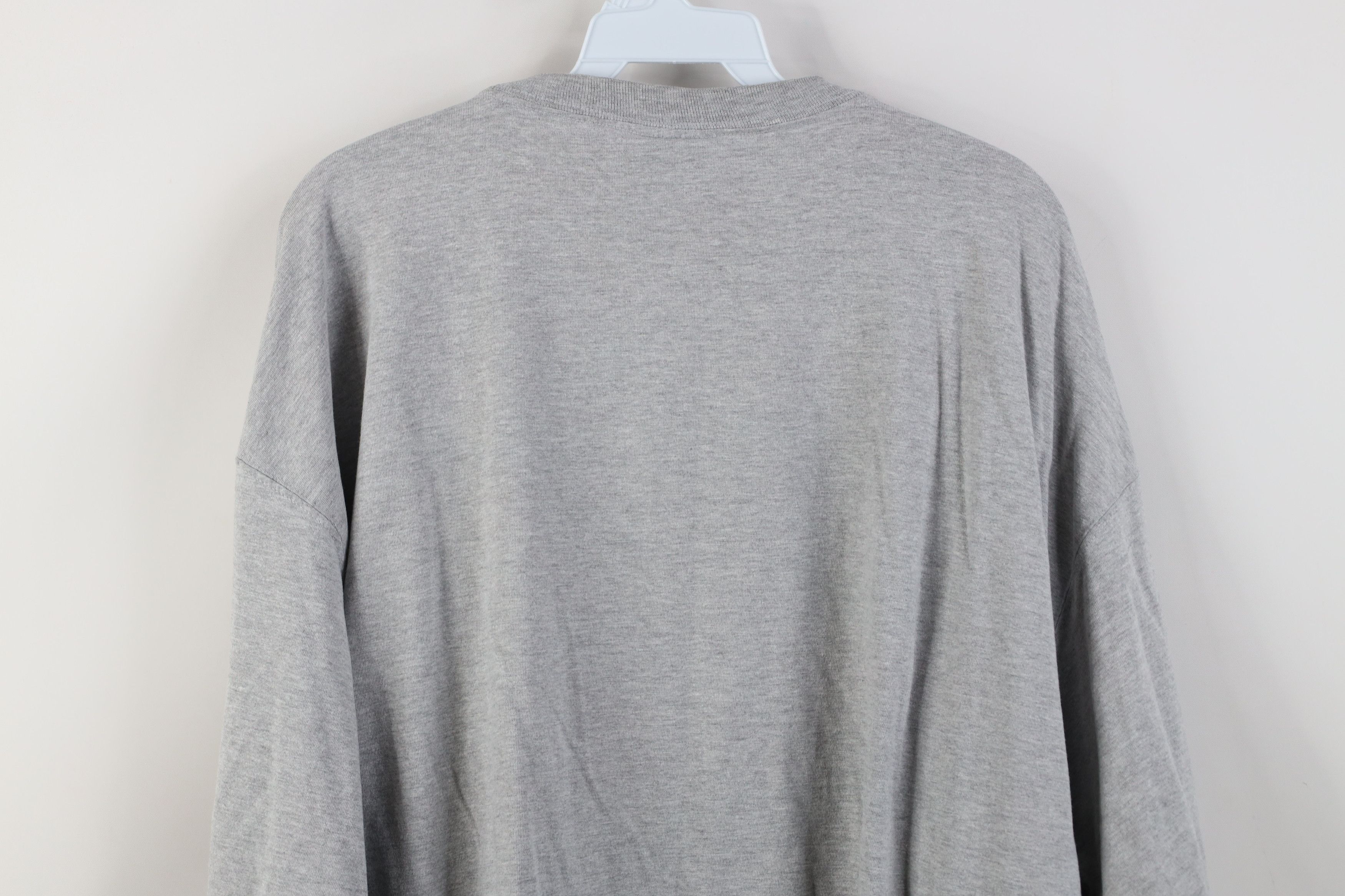 Vintage Vintage 90s Xavier University Long Sleeve T-Shirt Gray Size US XXL / EU 58 / 5 - 11 Thumbnail
