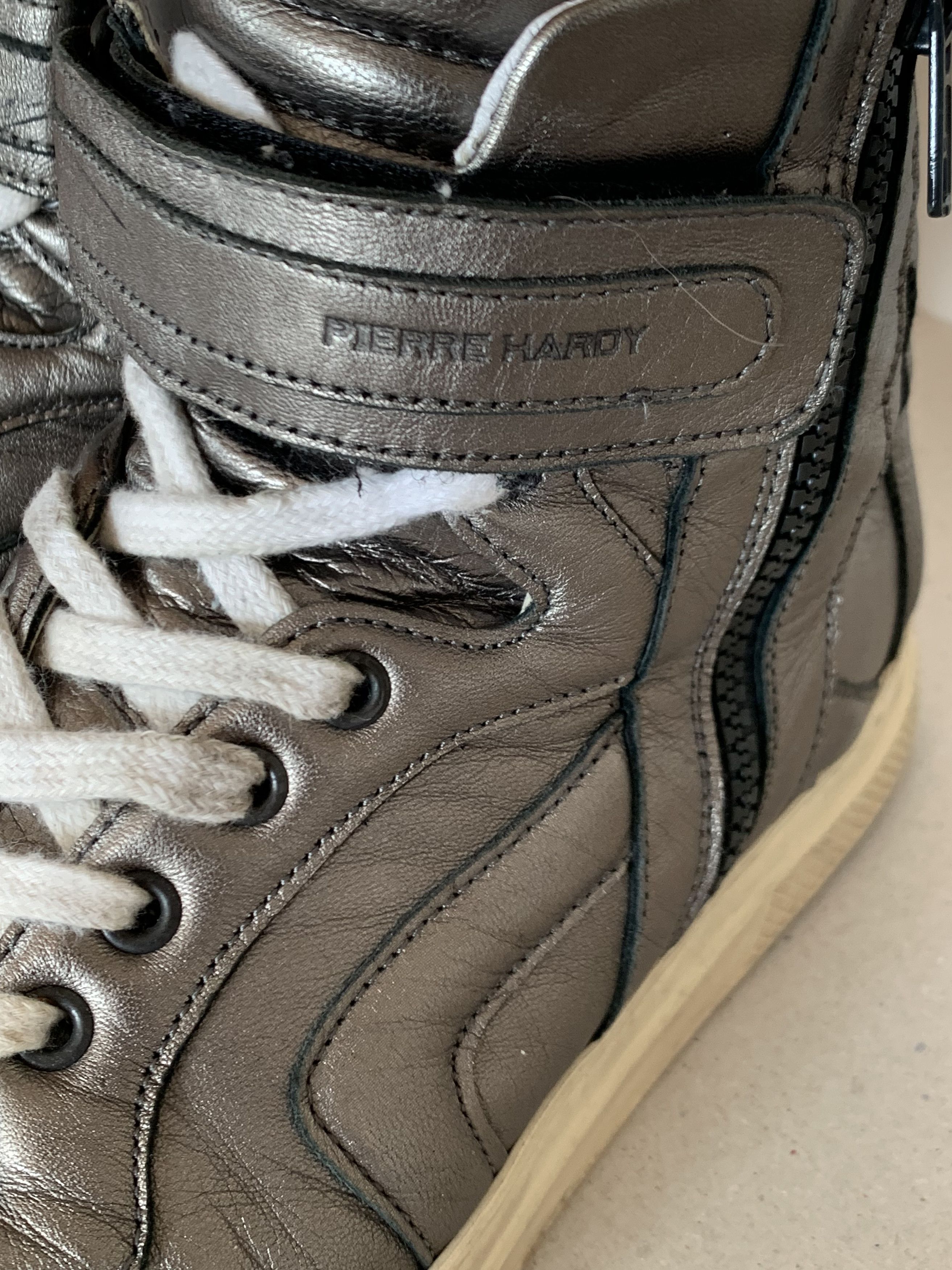 Pierre Hardy Pierre hardy Metallic hi-tops Size US 7.5 / EU 40-41 - 4 Thumbnail
