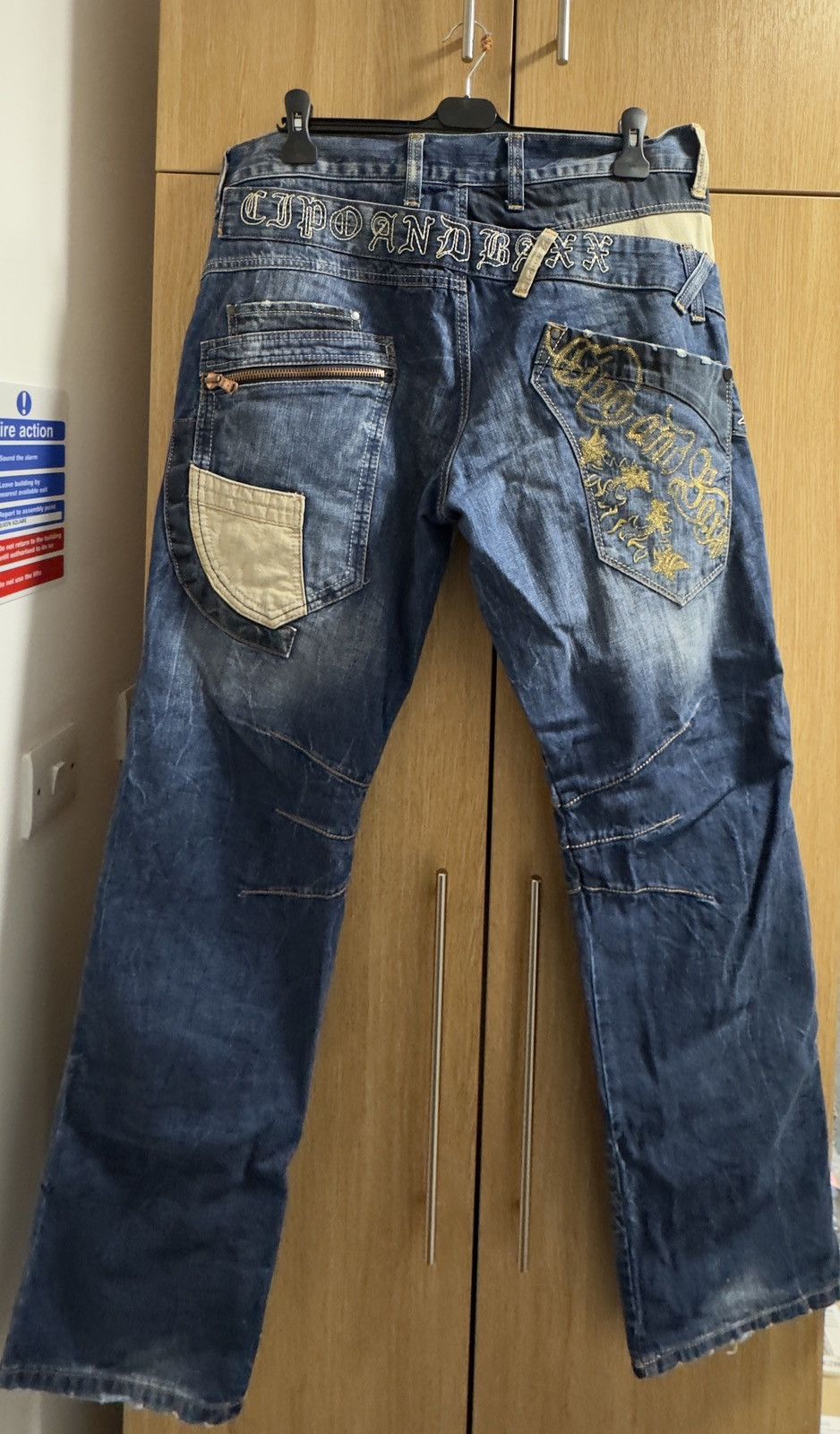 If Six Was Nine CIPO&BANXX Denim Patchwork Jeans Size US 42 / EU 58 - 2 Thumbnail