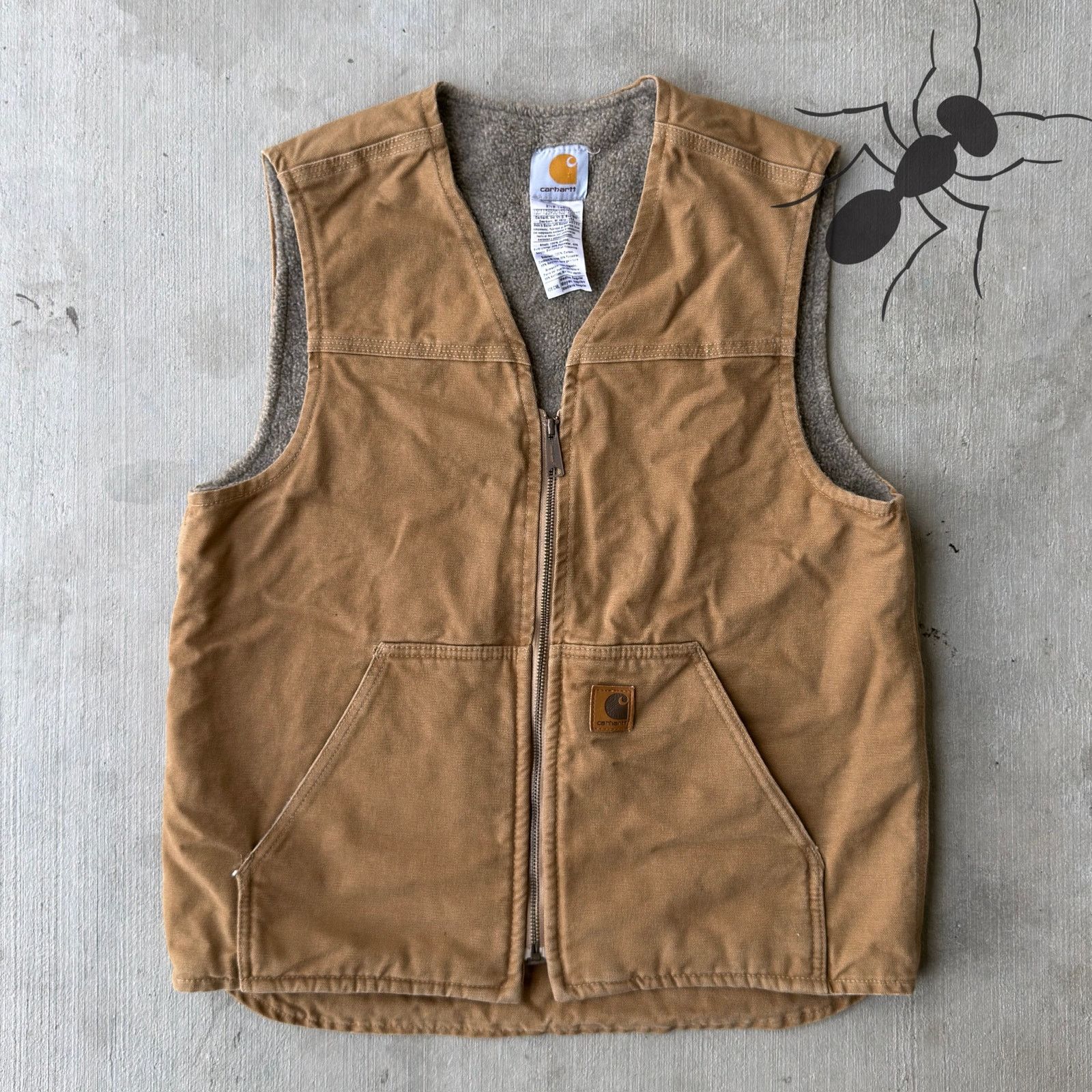 Carhartt × Vintage Carhartt V26 CML brown work wear vest Size US M / EU 48-50 / 2 - 1 Thumbnail