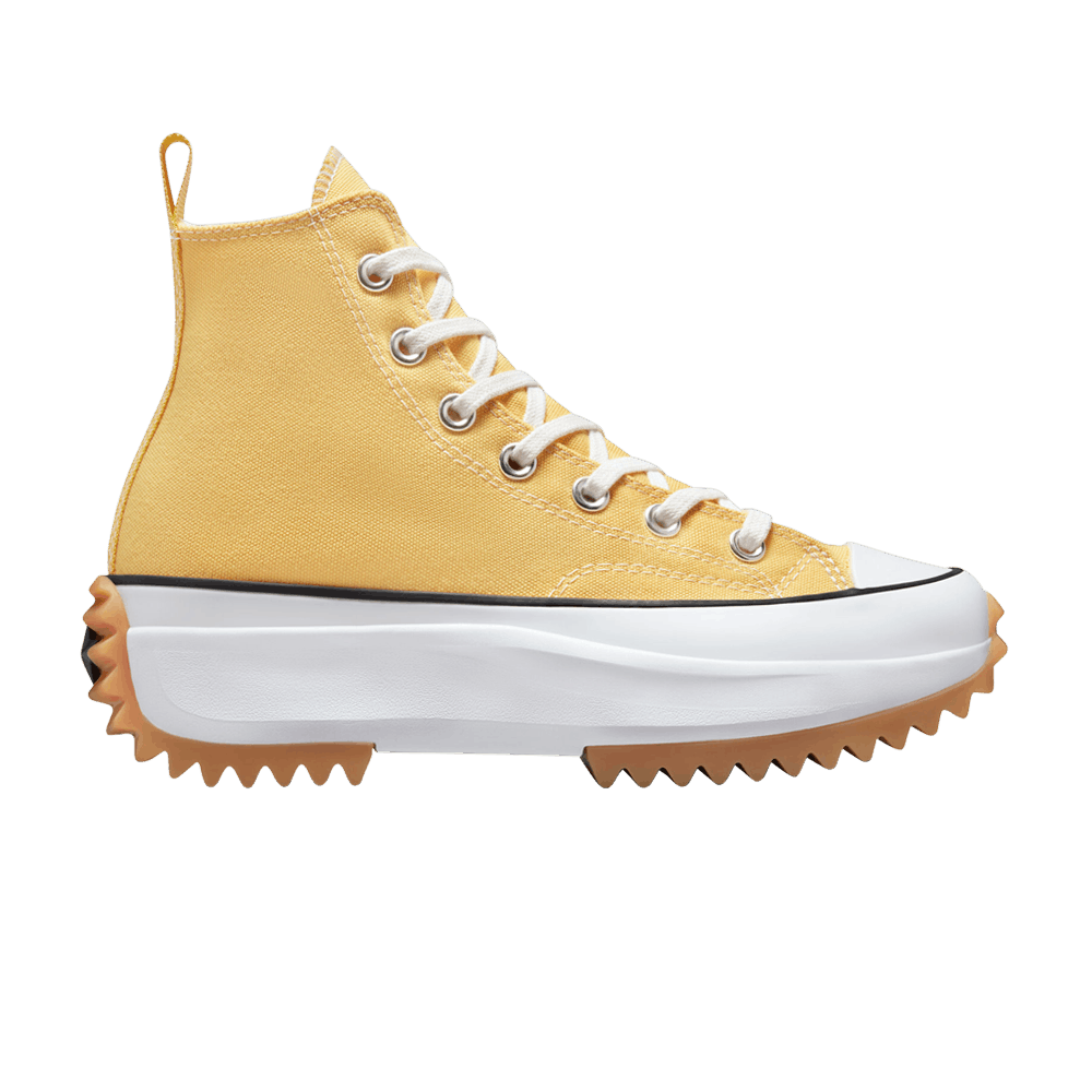 image of Converse Run Star Hike High Citron Zest Gum Shoes in Yellow, Men's (Size 8)