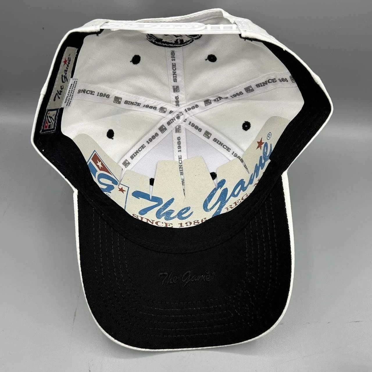 The Game Iowa Hawkeyes Hat Men White Black The Game Snap Back Cotton Size ONE SIZE - 2 Thumbnail