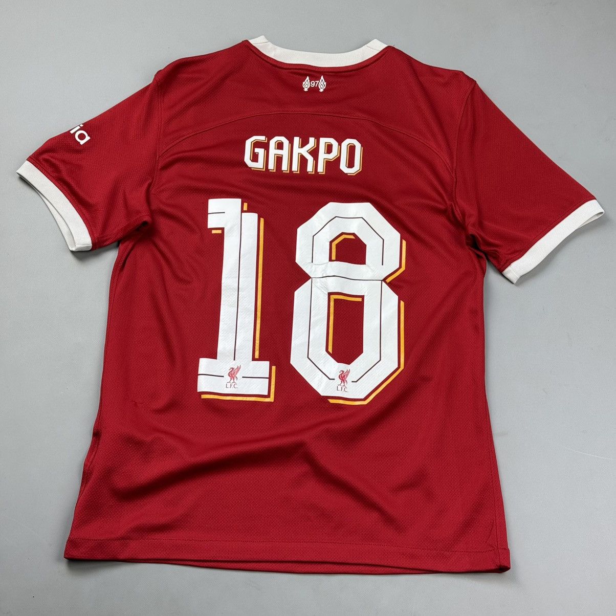 Nike Cody Gakpo Liverpool 2023/24 Nike Football Shirt Size US S / EU 44-46 / 1 - 4 Thumbnail