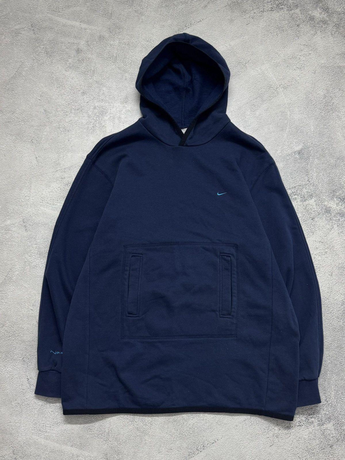 Nike Vintage Y2k Nike Mini Swoosh Basic Hoodie 00’s Size US M / EU 48-50 / 2 - 4 Thumbnail