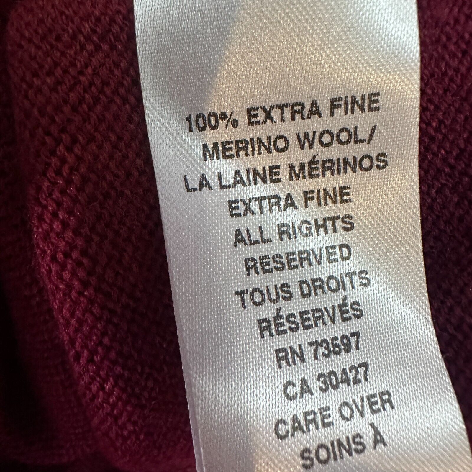 & Other Stories Raffi Sweater Men’s XL Red V-Neck Knit Lightweight Pullover Size US XL / EU 56 / 4 - 8 Thumbnail