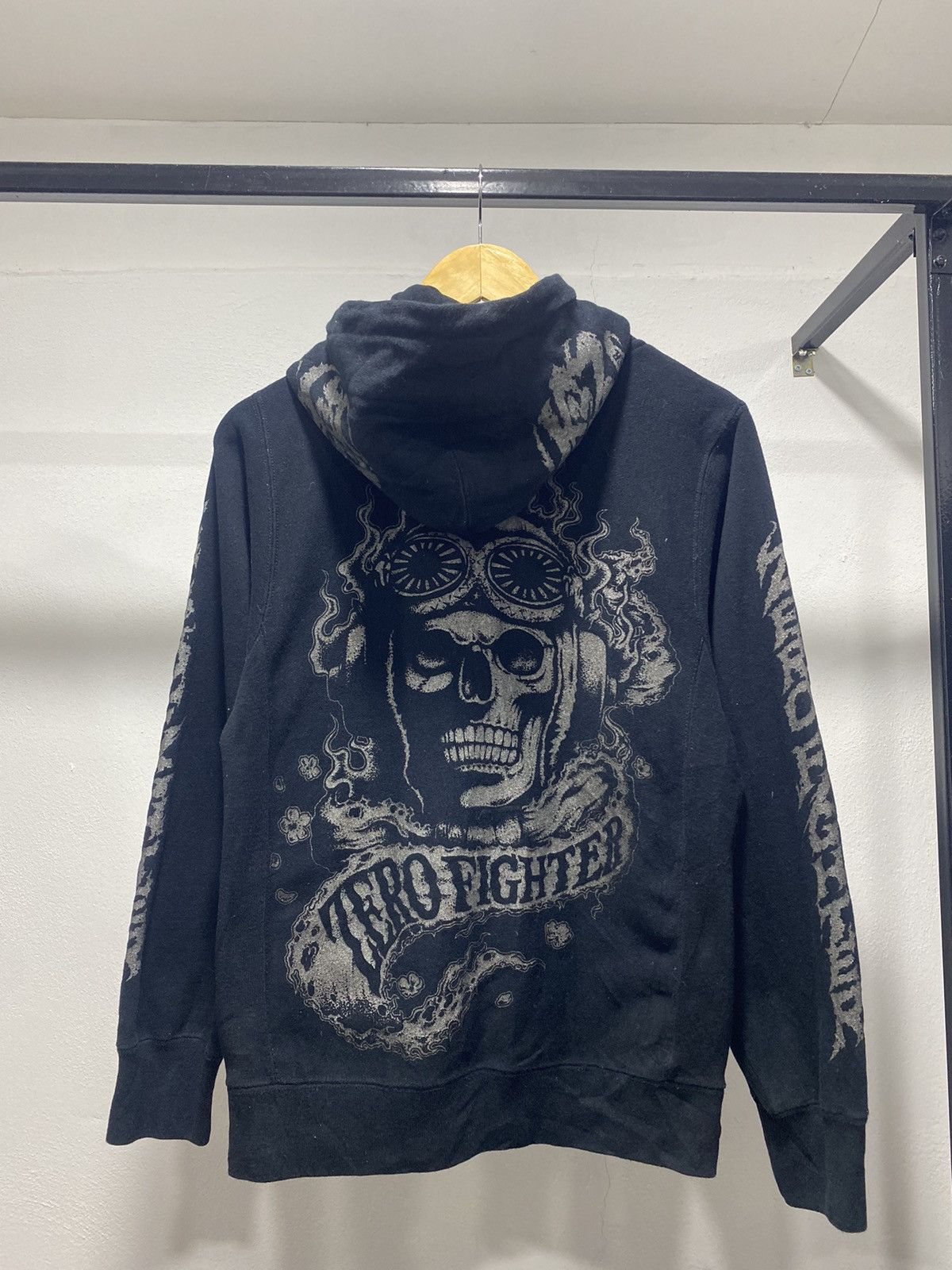Hysteric Glamour Skull☠️ Zero Fighter Punk Zipper Hoodie Grunge Lgb Hysteric Size US S / EU 44-46 / 1 - 4 Thumbnail