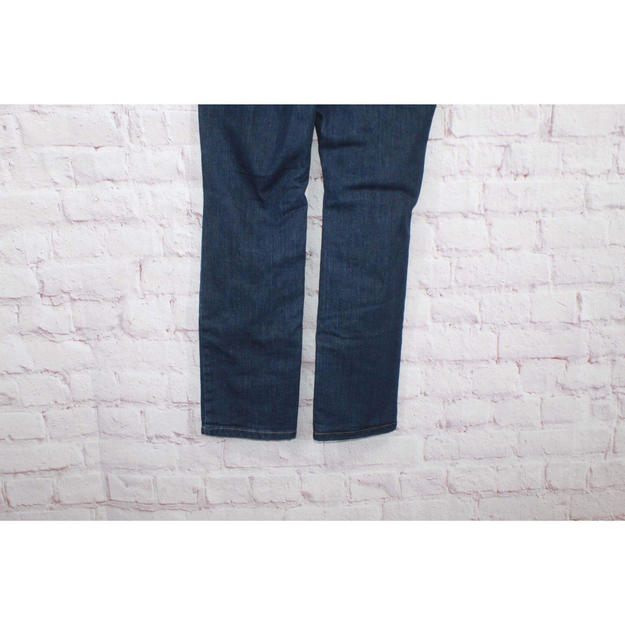 L.L. Bean LL Bean Women’s Lined Jeans Dark Wash Size 12 Size 34" / US 12 / IT 48 - 4 Thumbnail