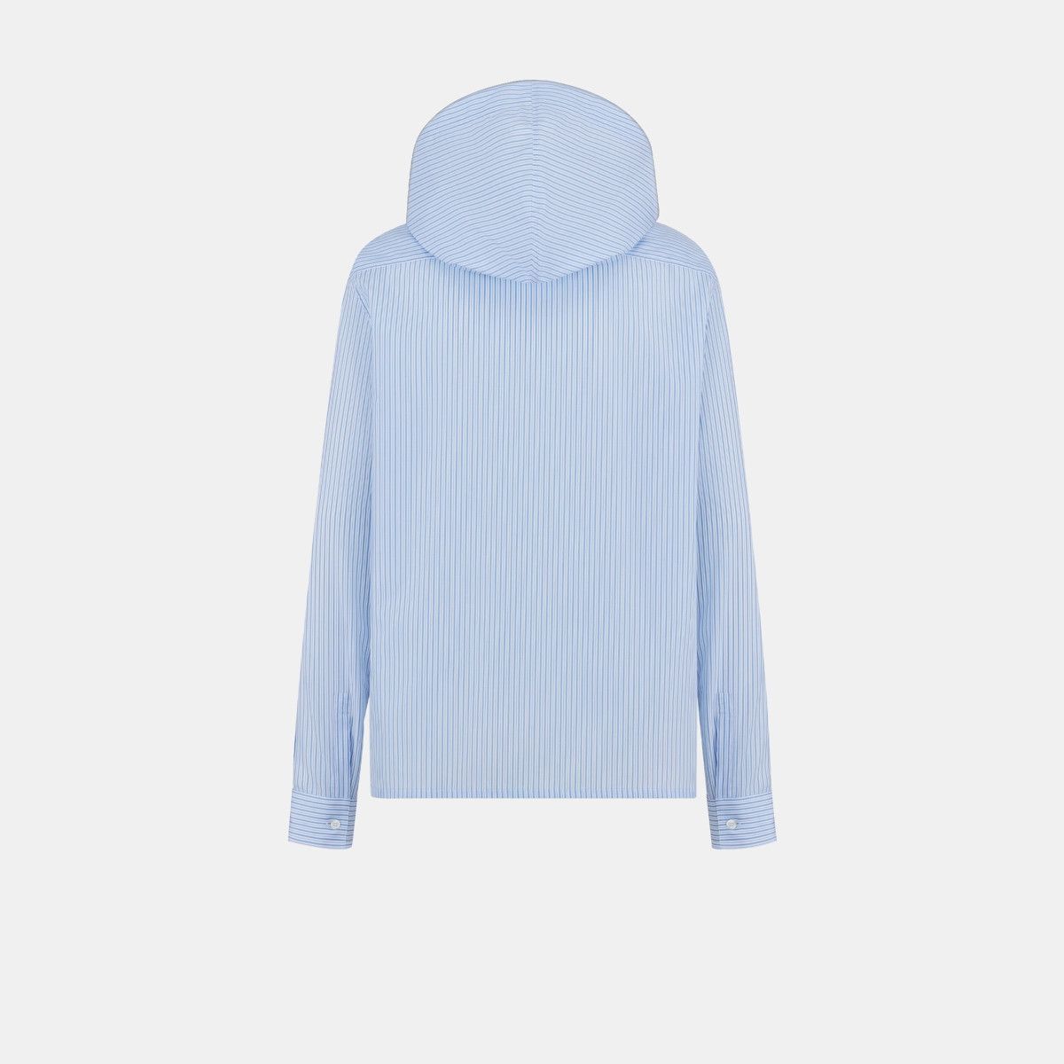 Dior o1bcso1str0226 Couture Hooded Shirt in Blue Size US M / EU 48-50 / 2 - 2 Thumbnail