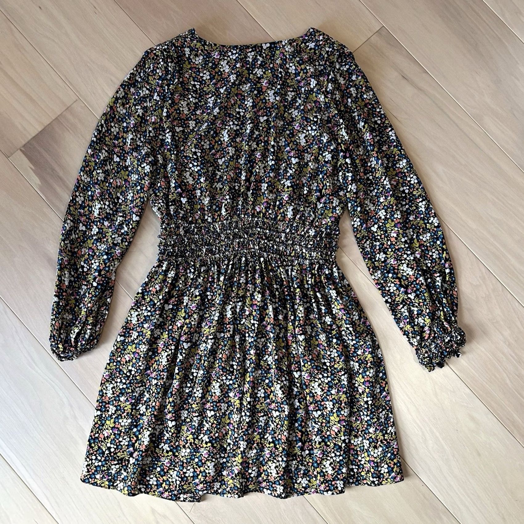 Rails Rails Delaney Dark Ditsy Floral Mini Dress Long Sleeve Women’s Medium Size M / US 6-8 / IT 42-44 - 4 Thumbnail