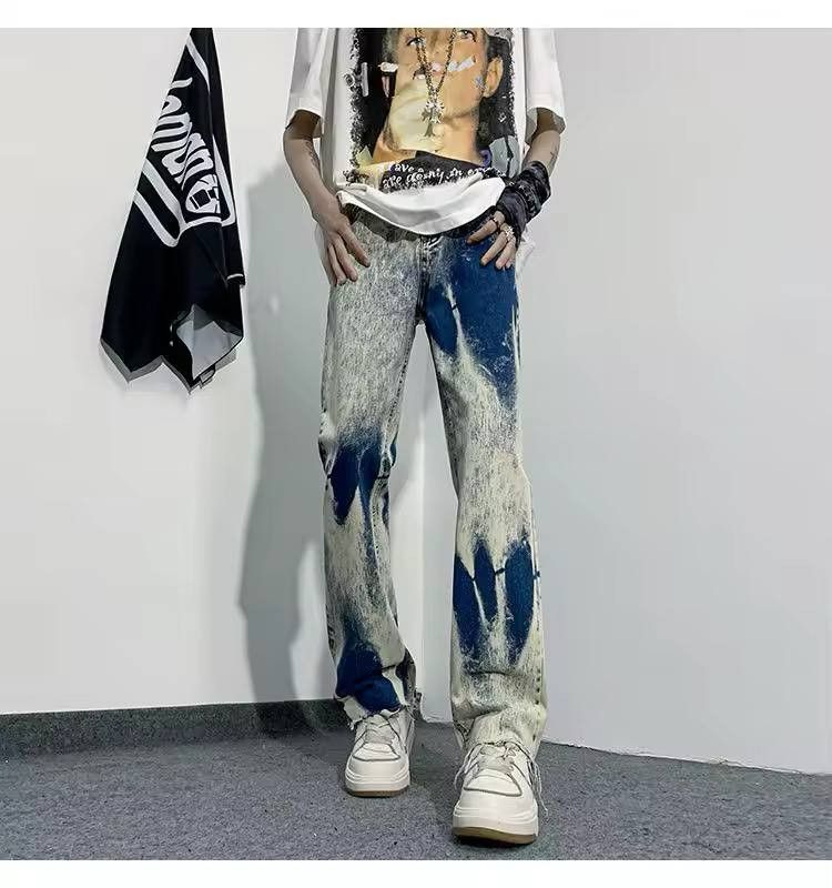 Japanese Brand × Vintage blacked-out jeans Size US 36 / EU 52 - 5 Thumbnail