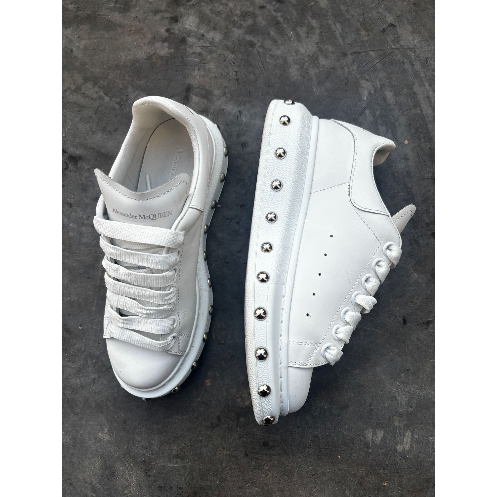 Alexander McQueen Alexander McQueen "Larry" - Studded Silver Sole - EU 36 Size US 6 / IT 36 - 5 Thumbnail