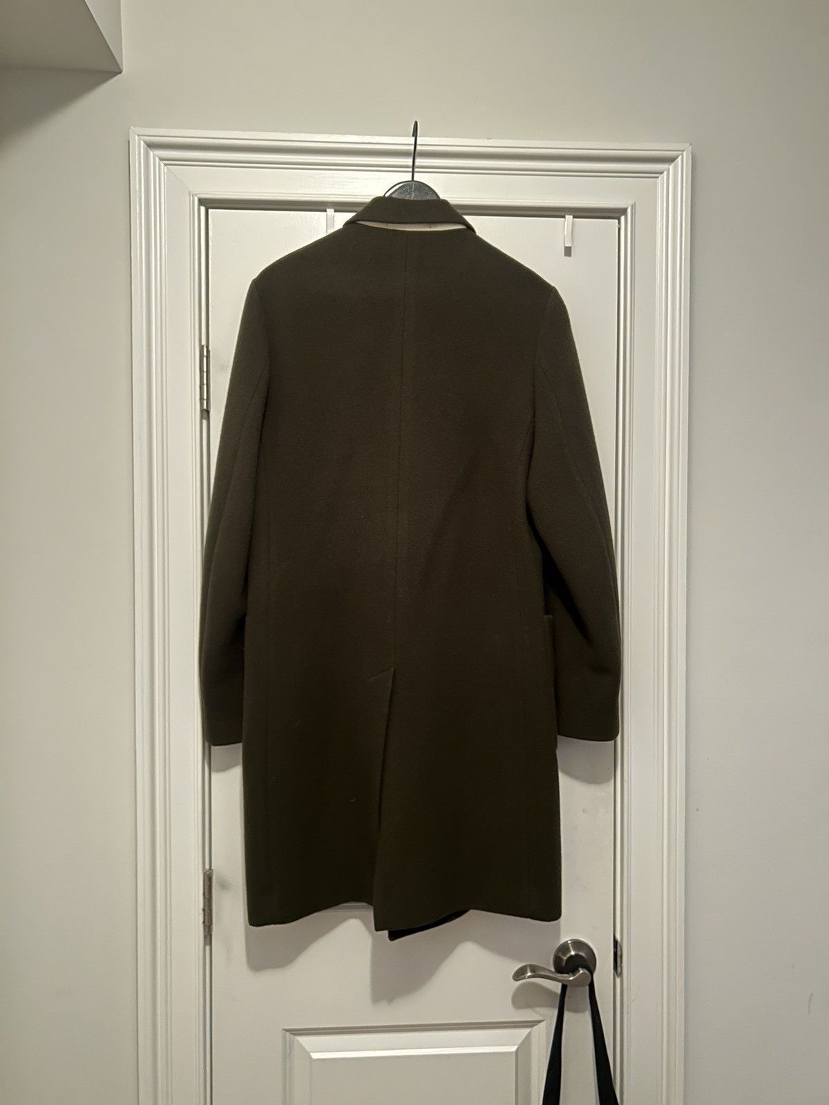 Tomorrowland Tomorrowland Double Breasted Olive Green Wool Coat Size US M / EU 48-50 / 2 - 6 Thumbnail