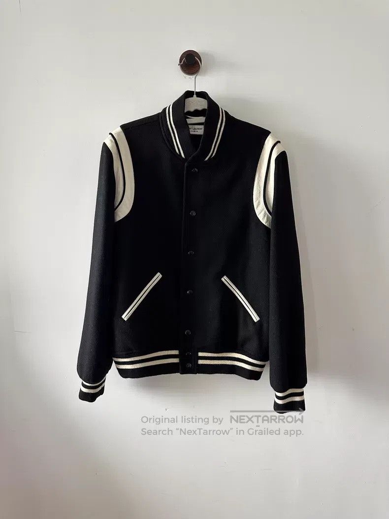 Saint Laurent Paris Saint Laurent Paris Baseball Jacket i Size US M / EU 48-50 / 2 - 1 Thumbnail