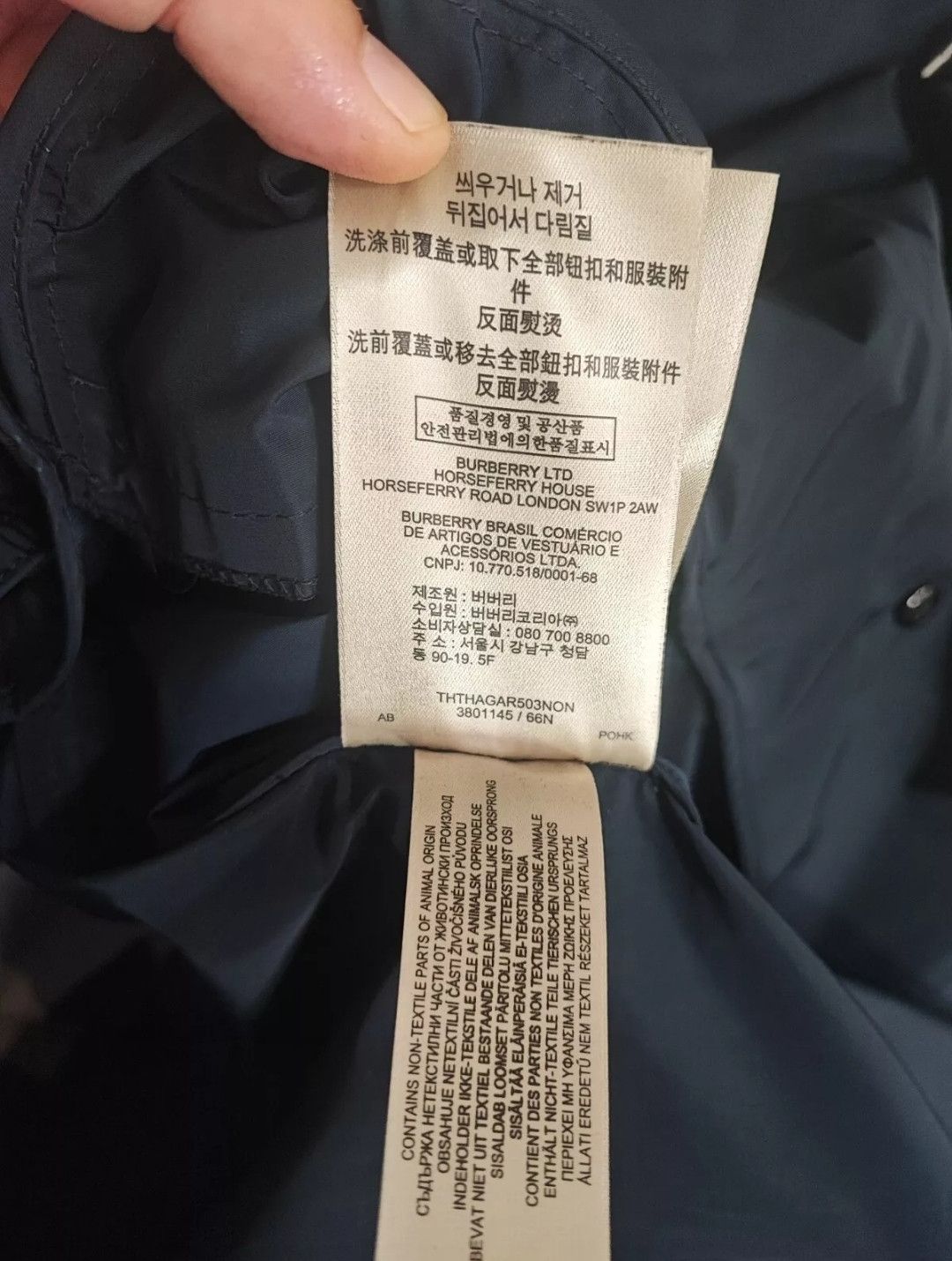 Burberry 🔥 Burberry Trench-coat Navy Size XS New!🔥 Size US XS / EU 42 / 0 - 9 Thumbnail