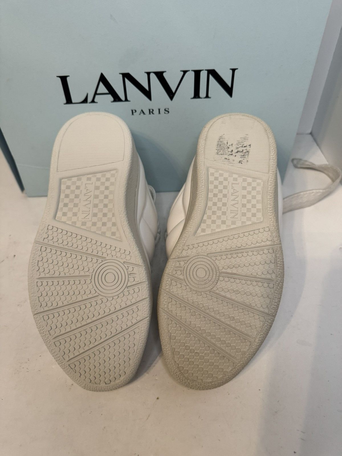 Lanvin Authentic Lanvin Curb XL Sneakers “White” Puff Sz 40/7 Size US 7 / EU 40 - 7 Thumbnail