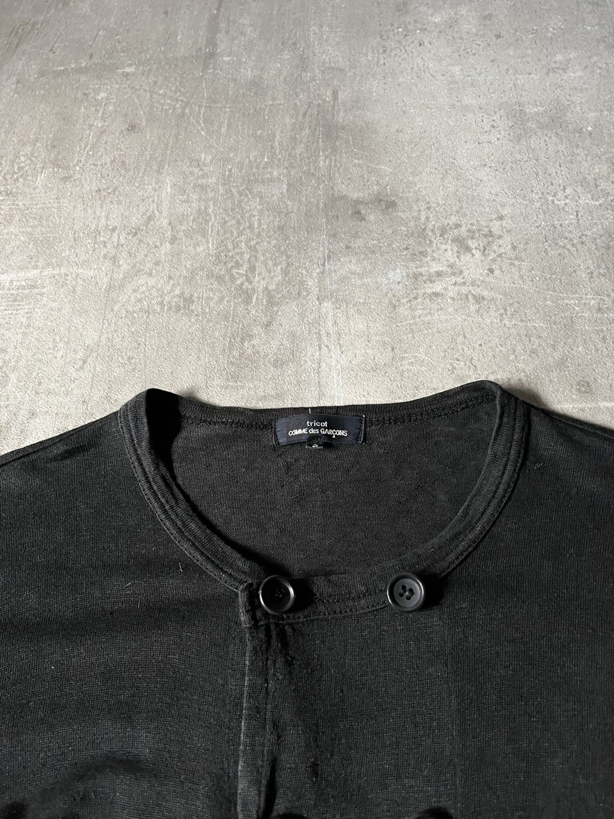 Comme des Garcons Comme des Garcons Tricot double button up sweater black Size US S / EU 44-46 / 1 - 4 Thumbnail