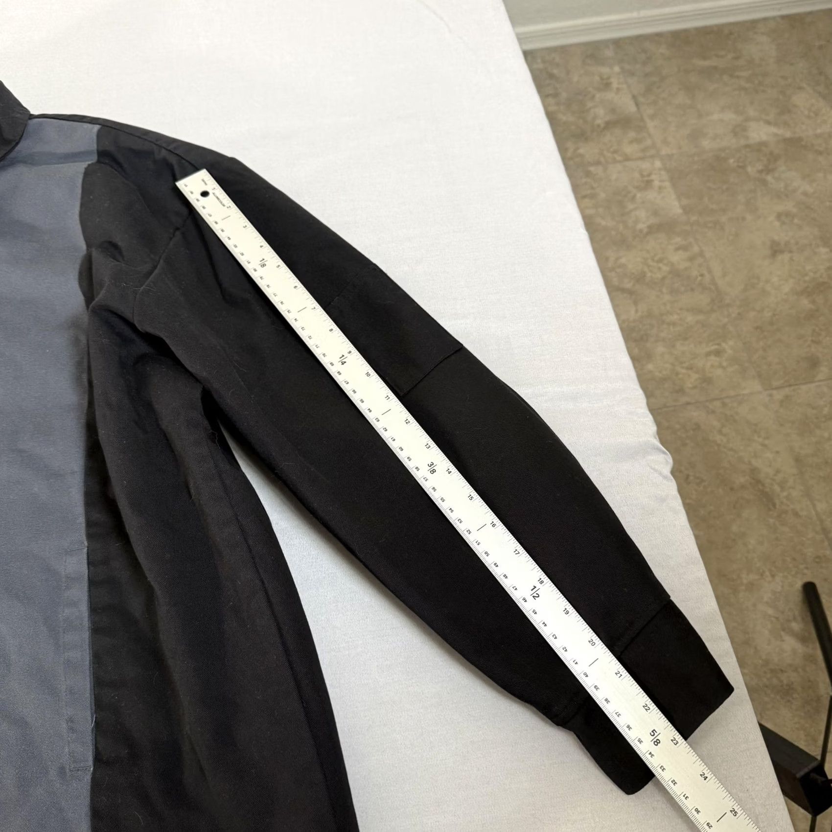 Dickies Dickies Jacket Mens XL Black Gray Striped Canvas Bomber Zip Lantern? Size US XL / EU 56 / 4 - 6 Thumbnail
