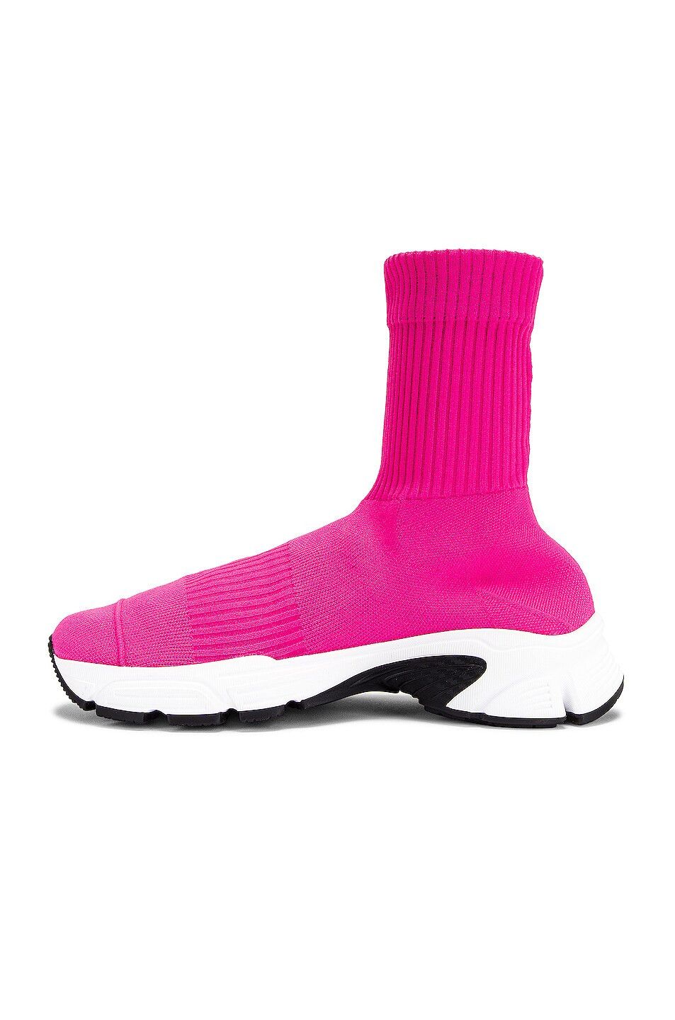 Balenciaga o1y0625 Hi-Top Sneakers in Fuchsia/White Size US 8 / IT 38 - 5 Thumbnail