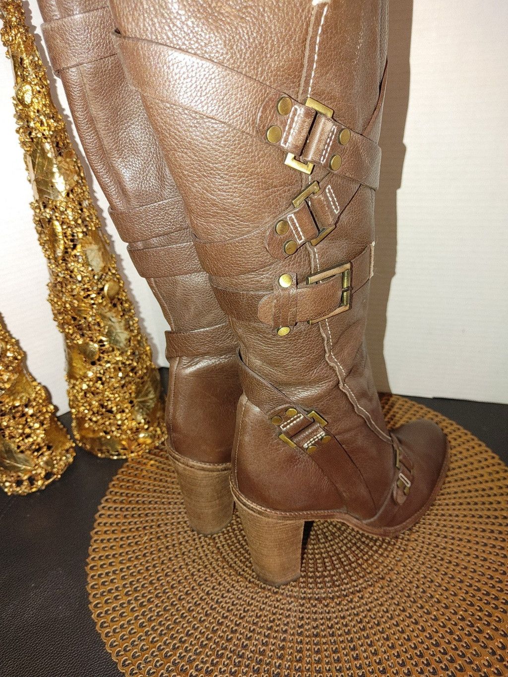Bcbgmaxazria BCBGMAX Azria Steampunk Style Leather Boots Size 9 Size US 9 / IT 39 - 6 Thumbnail
