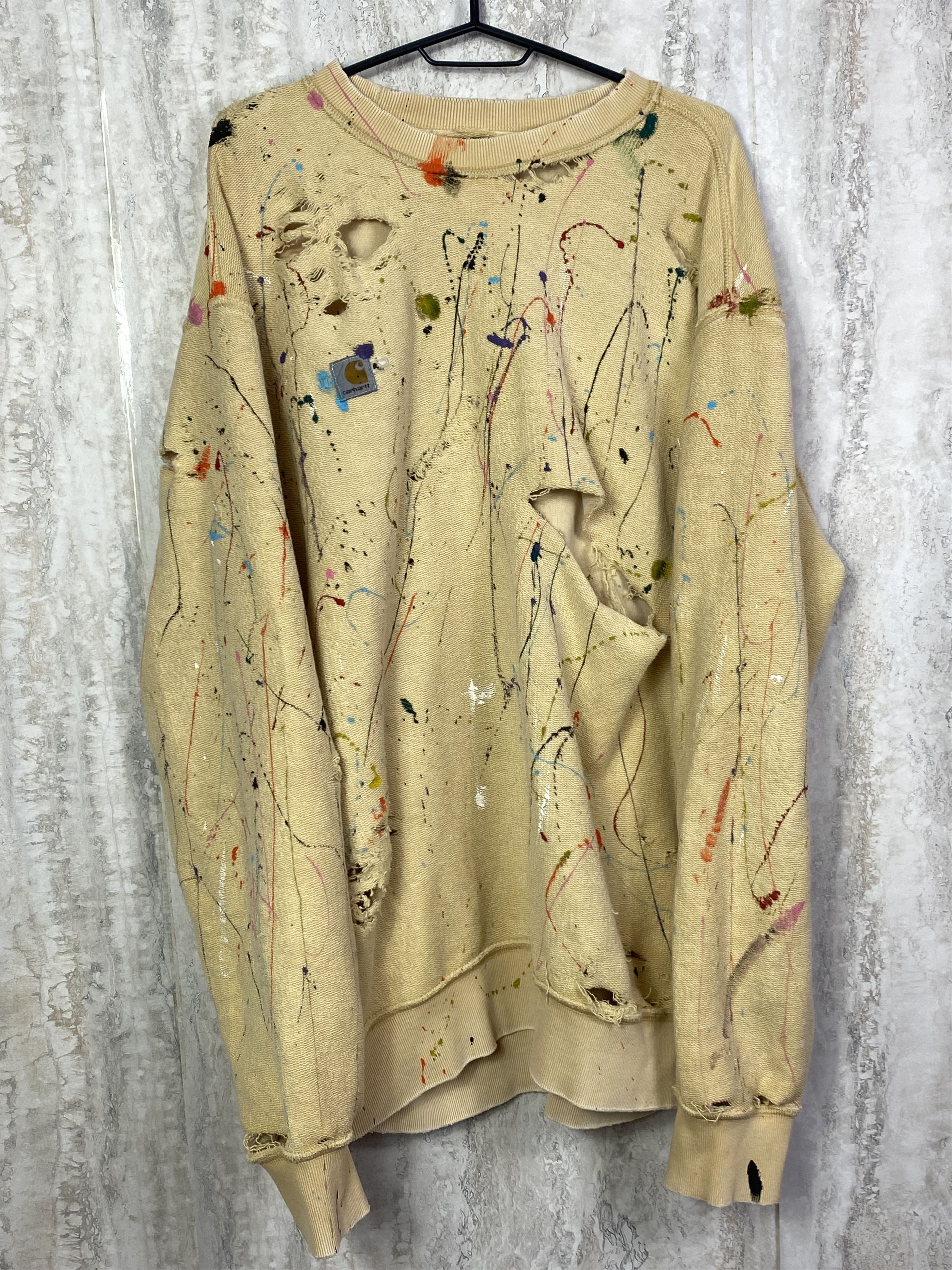Custom Carhartt Custom Paint Splatter Grailed
