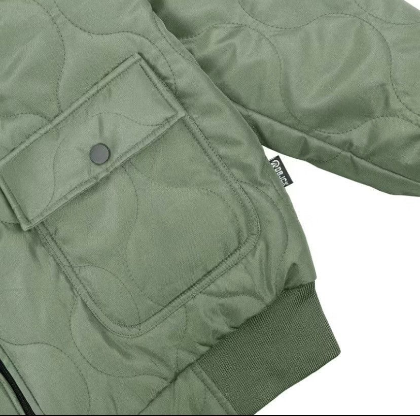 Other Bomber jacket quilting Dobby olive streetwear Size US M / EU 48-50 / 2 - 6 Thumbnail