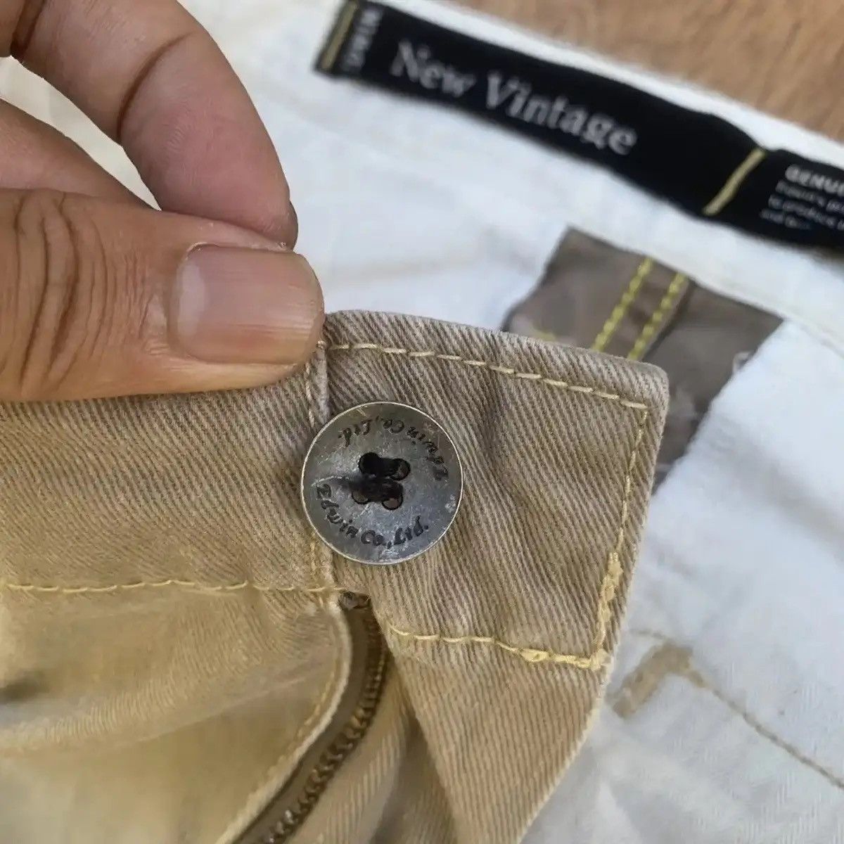 Japanese Brand JAPANESE VINTAGE EDWIN TROUSERS DISTRESSED BLANK FADED PANTS Size US 30 / EU 46 - 12 Thumbnail