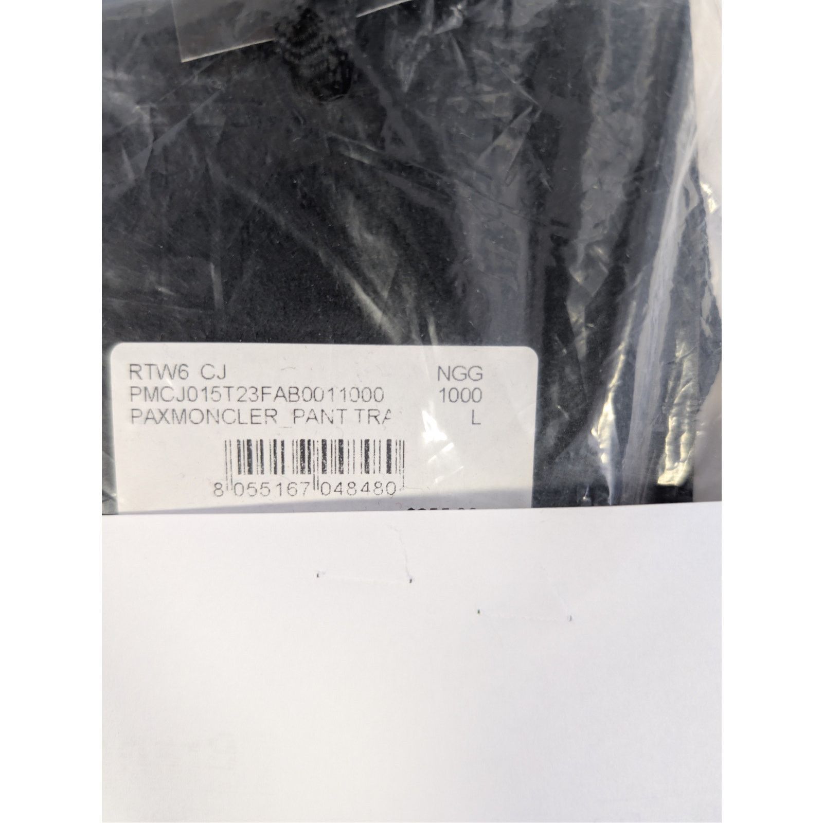 Moncler × Palm Angels o1rshd1 Shiny Track Pants in Black Size US 34 / EU 50 - 23 Thumbnail