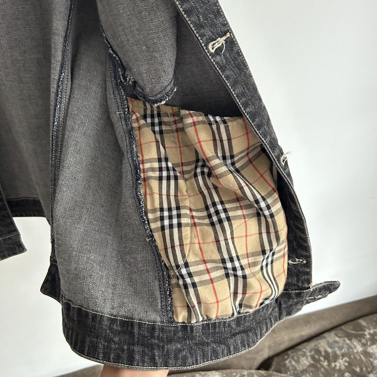 Burberry × Japanese Brand × Vintage Vintage Burberry denim jacket katana nova check Size US L / EU 52-54 / 3 - 7 Thumbnail