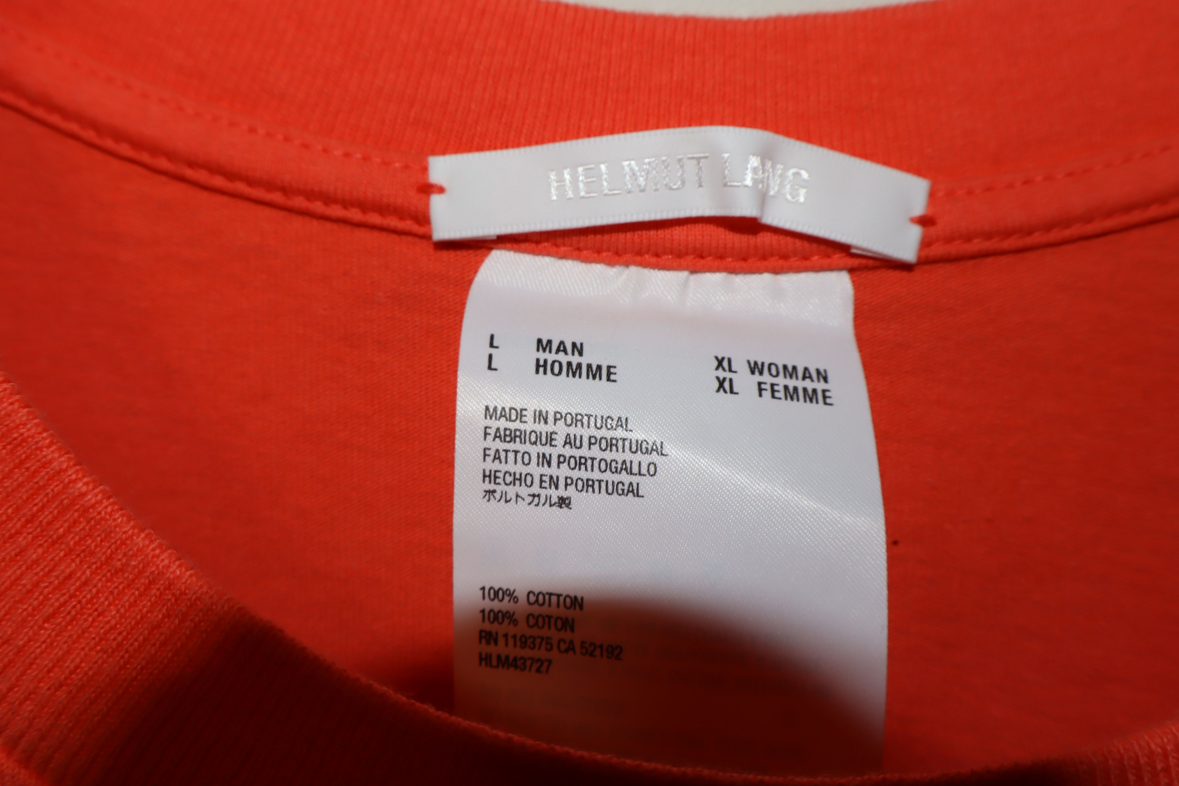 Helmut Lang Math logo print t-shirt Size US L / EU 52-54 / 3 - 6 Thumbnail