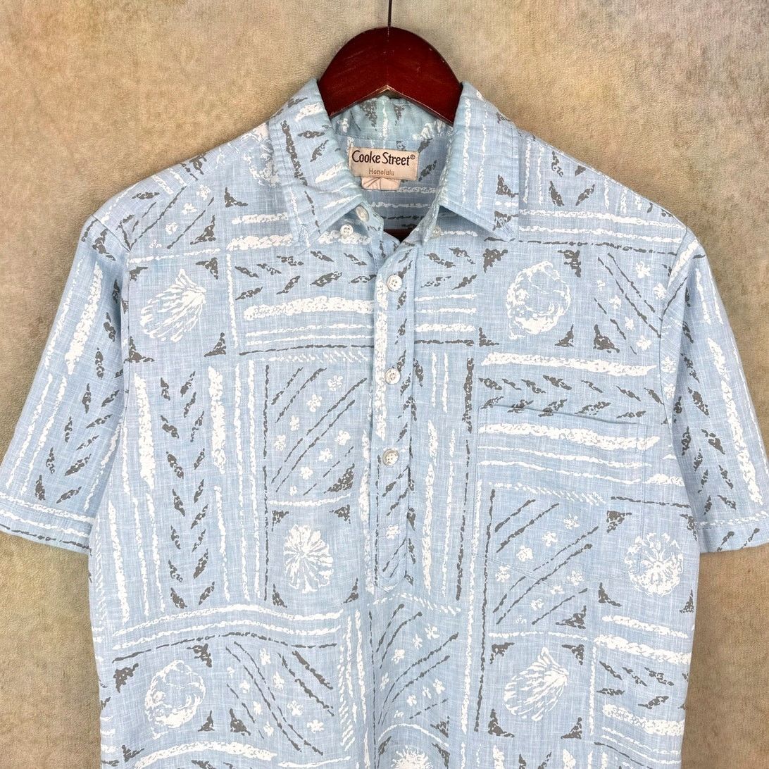 Vintage VTG 80s Hawaiian Print Shirt Mens Sz M Blue Honolulu Size US M / EU 48-50 / 2 - 4 Thumbnail
