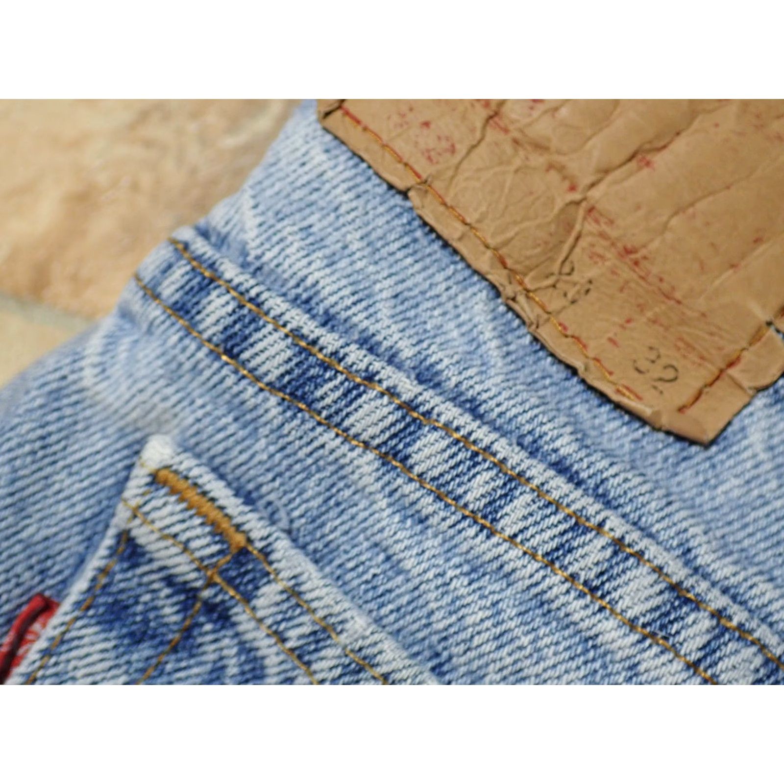 Levi's VINTAGE Levi's 512 Jeans Mens 29x27 Faded Wash Light Stonewash Denim Slim Tapered 5-Pocket USA 512-4891 Size US 29 - 4 Thumbnail