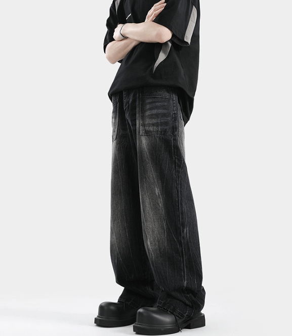 Japanese Brand × Jean American cleanfit washed straight distressed flared jeans Size US 32 / EU 48 - 4 Thumbnail