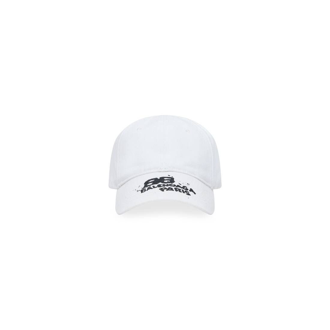 Balenciaga o1w1db10126 Size: L / Hand-Drawn BB Icon Hat / Cap White Size ONE SIZE - 1 Thumbnail