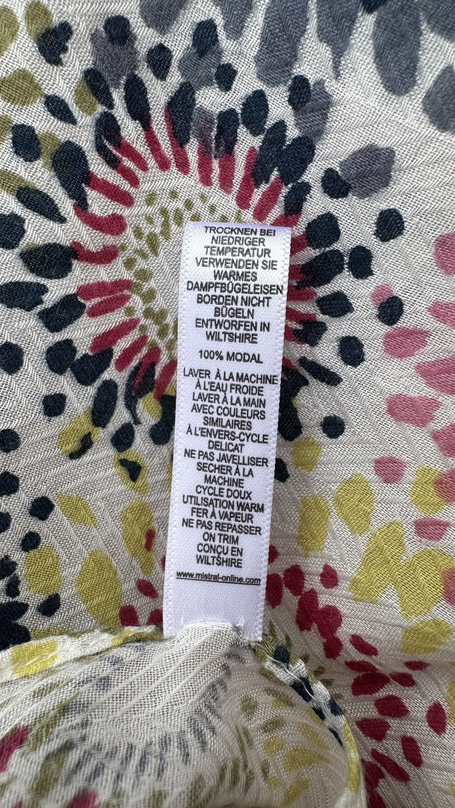 Other Mistral London 100% Modal Heritage Scarf • Floral Print Size ONE SIZE - 3 Thumbnail