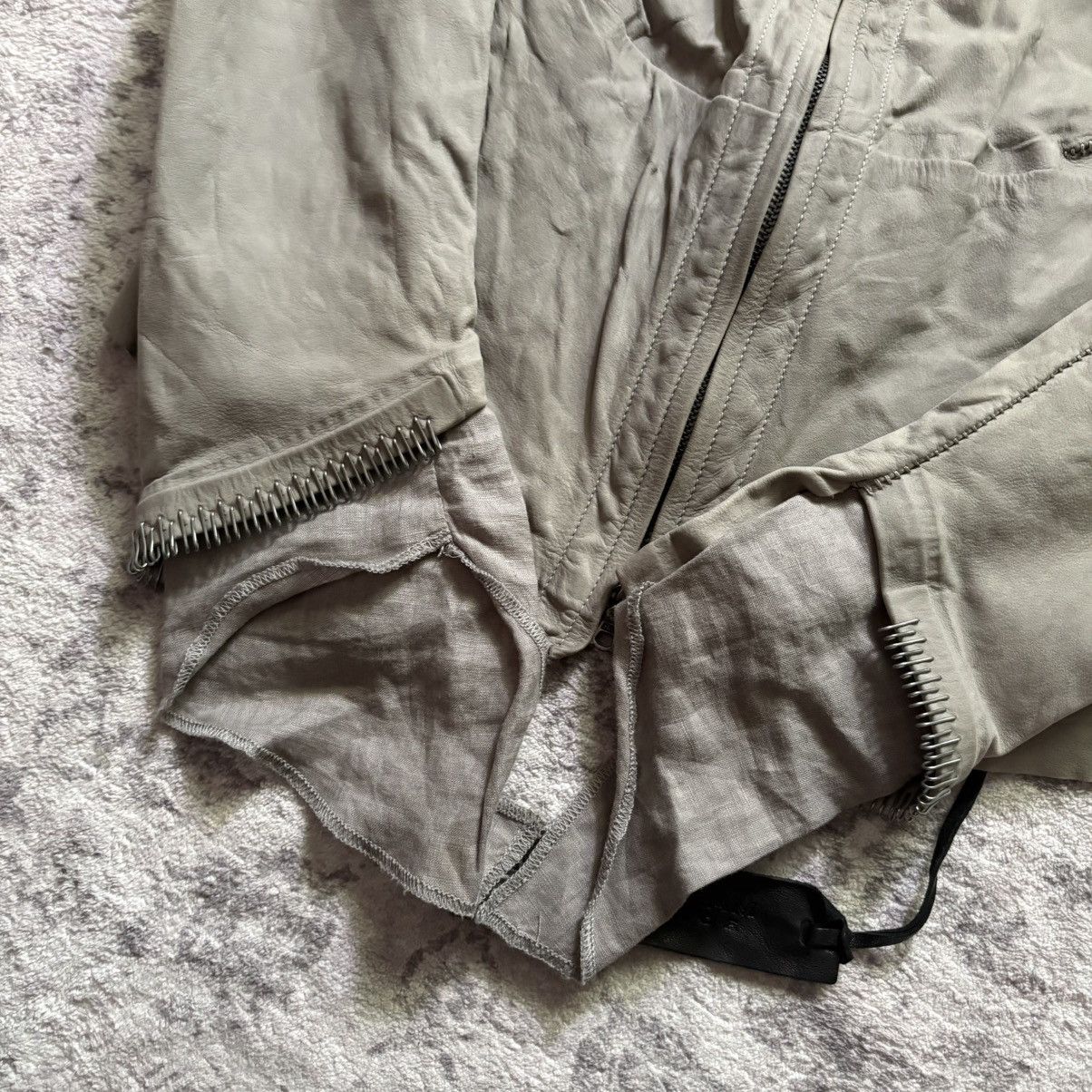 Isaac Sellam Experience Isaac Sellam SS15 Calfskin Leather Overlock Stitched Jacket Size US S / EU 44-46 / 1 - 5 Thumbnail