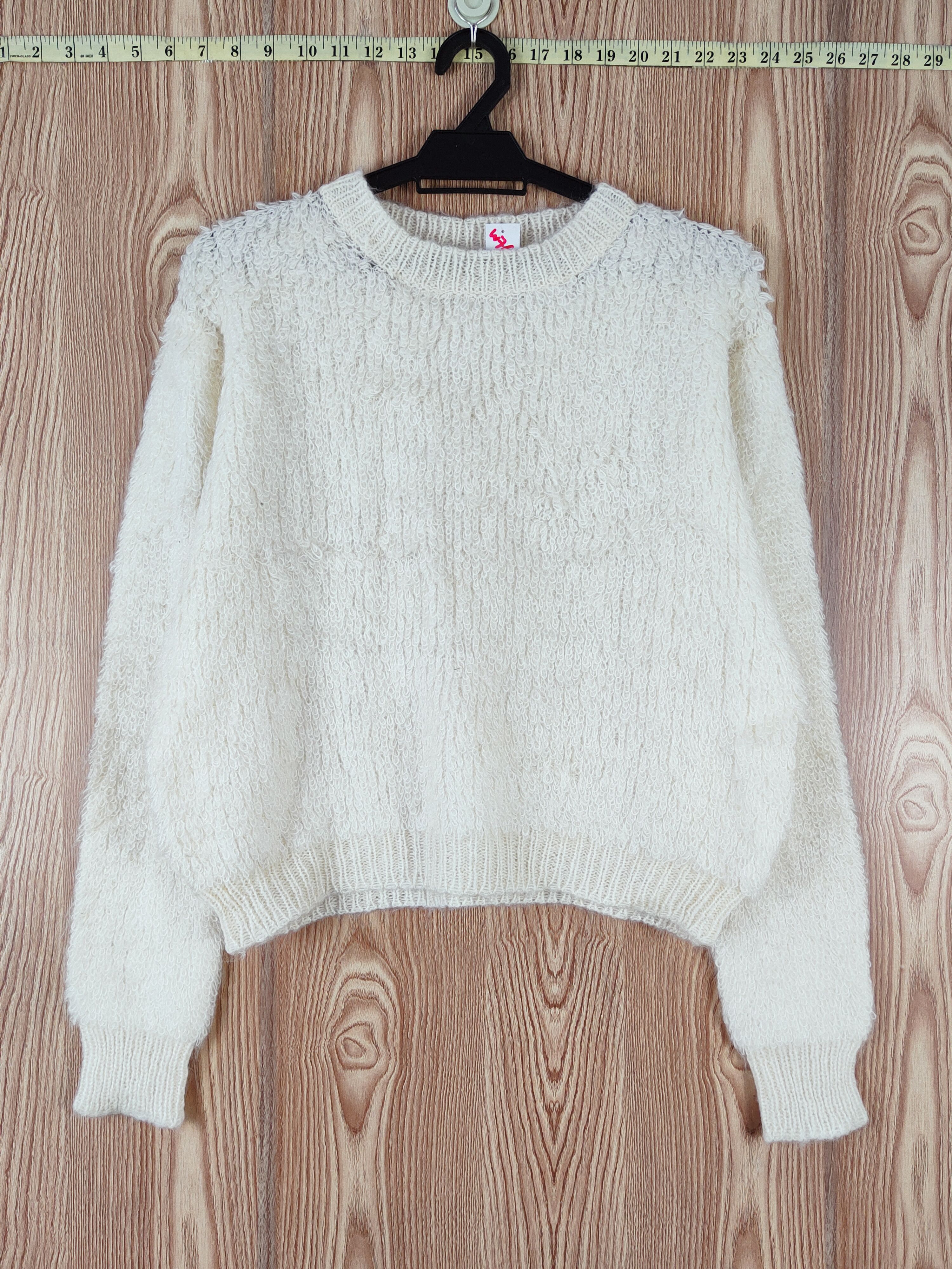 Japanese Brand Japanese Brand Ivory Knitwear Sweatshirts #W766 Size US M / EU 48-50 / 2 - 1 Thumbnail