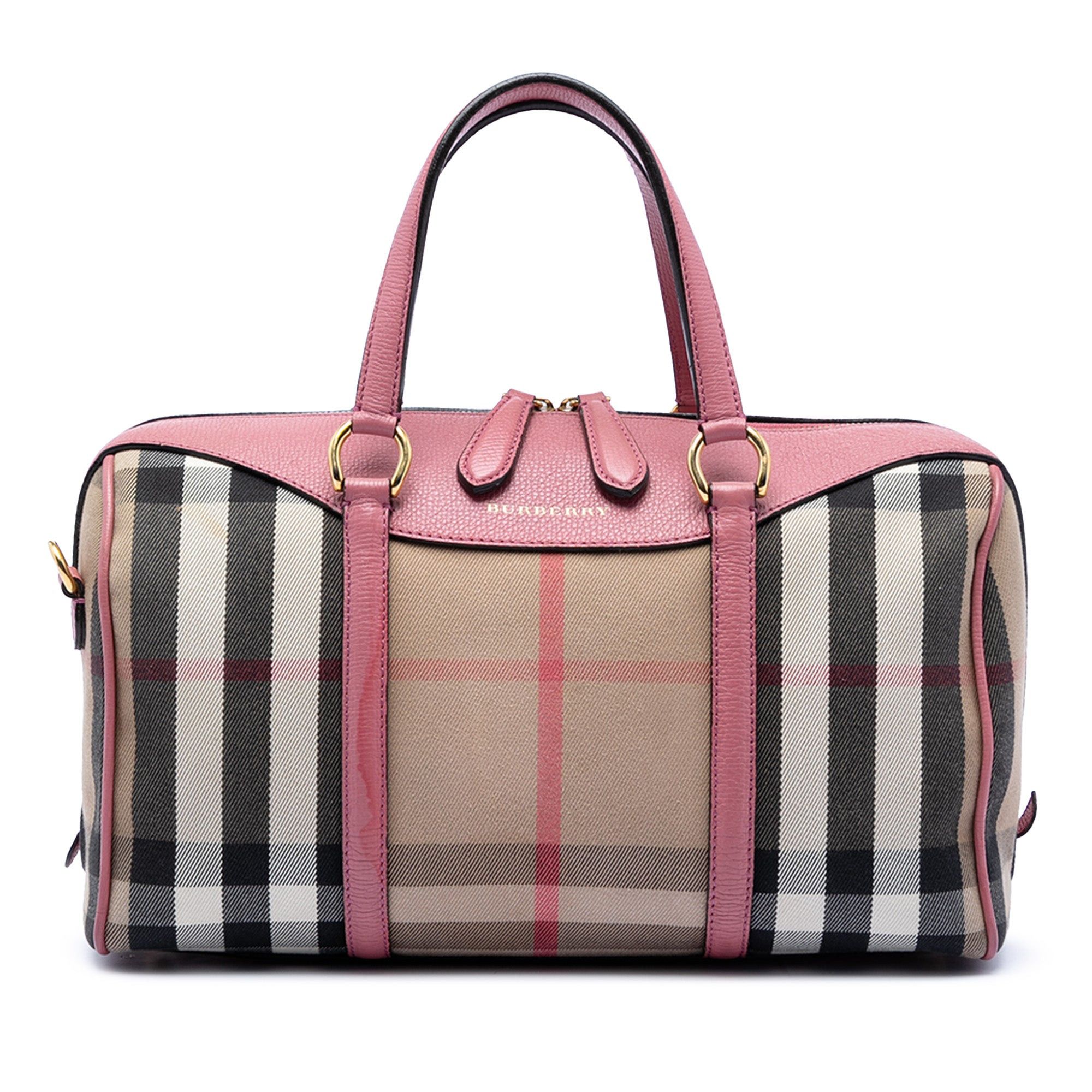 Medium House Check Canvas Derby Alchester Bowling Bag