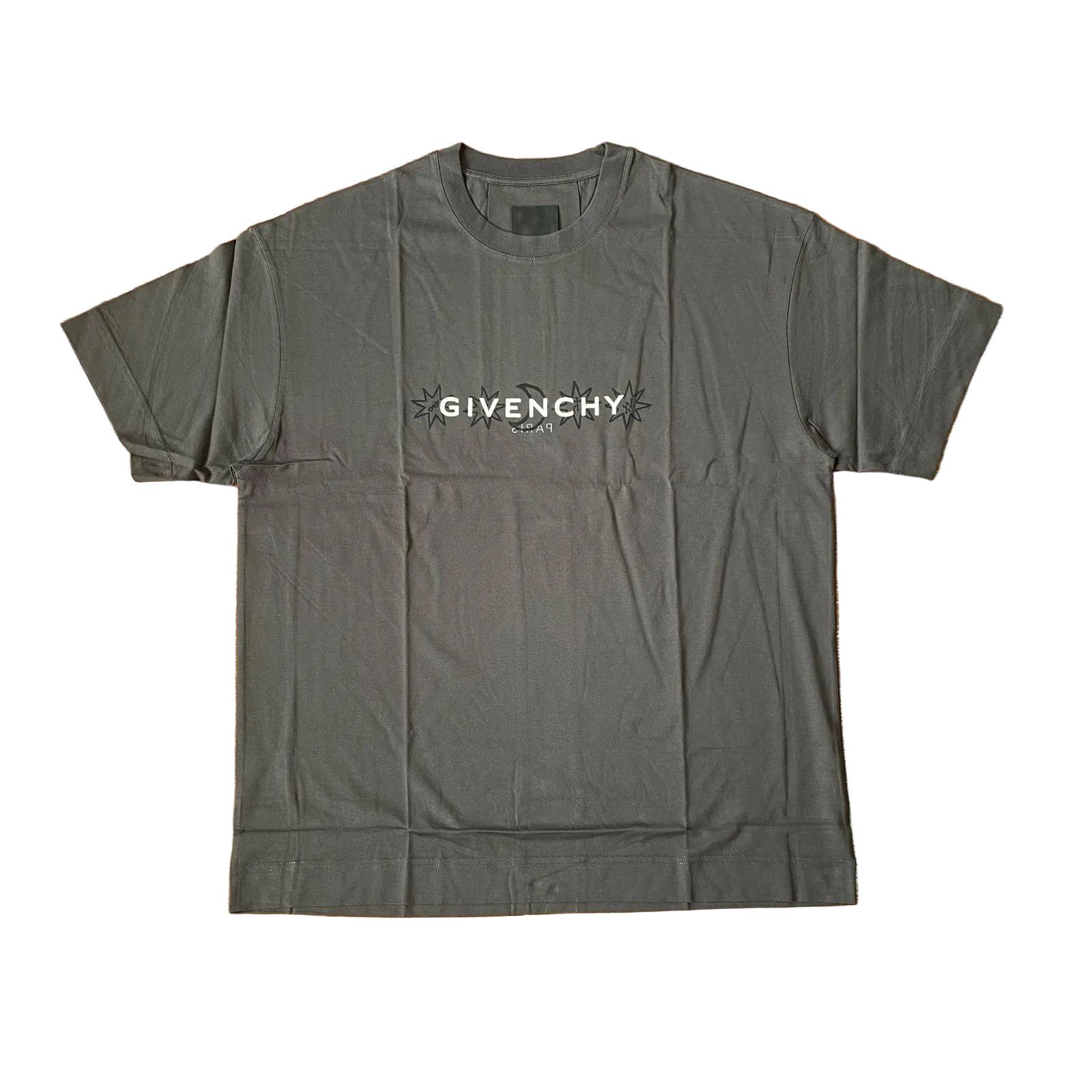 Givenchy Black Tarot Print Reverse Logo T-Shirt Size US XL / EU 56 / 4 - 1 Thumbnail