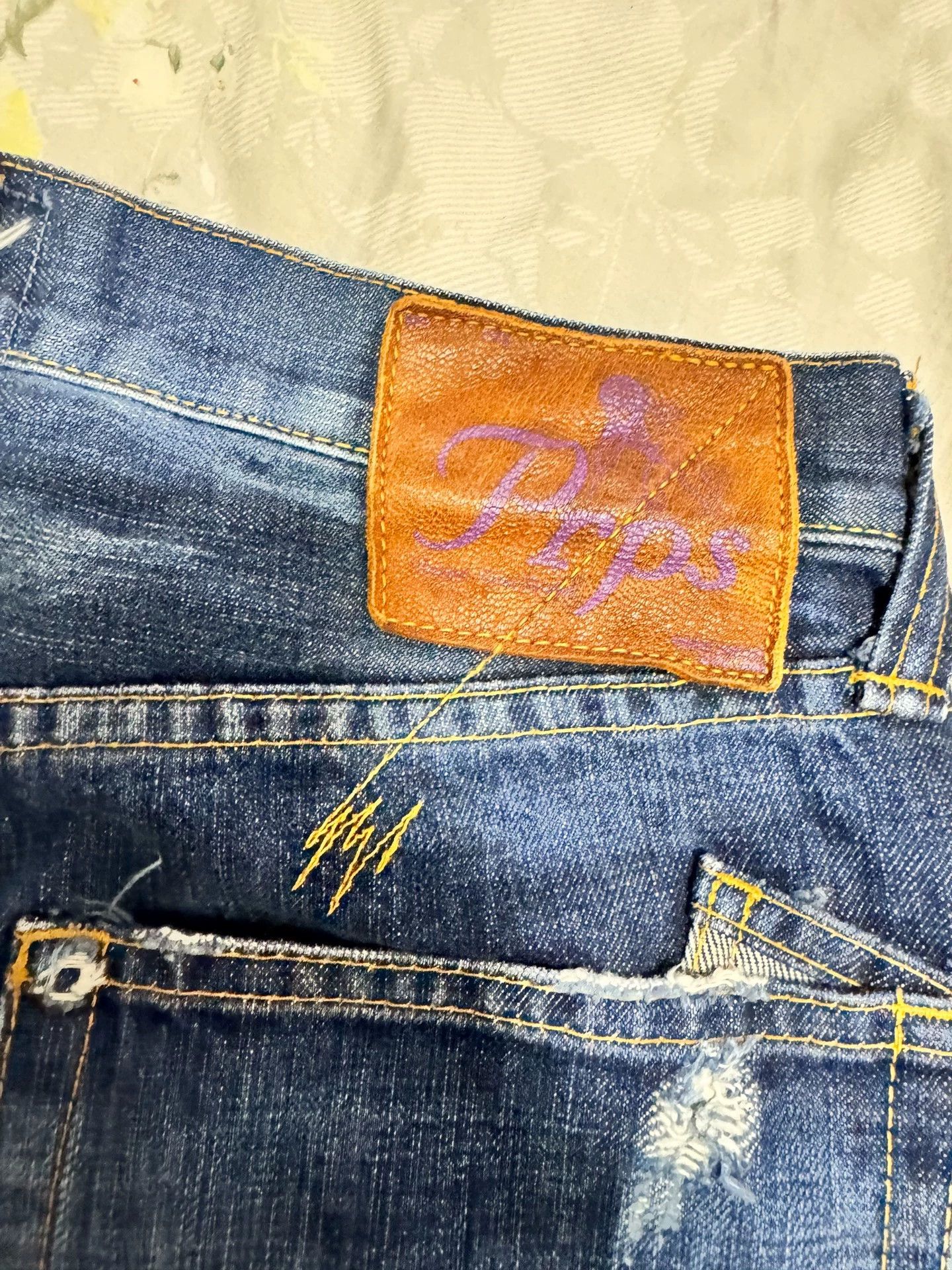 Prps PRPS Japanese Washed Destroyed Jeans Size 30 Size US 30 / EU 46 - 3 Thumbnail