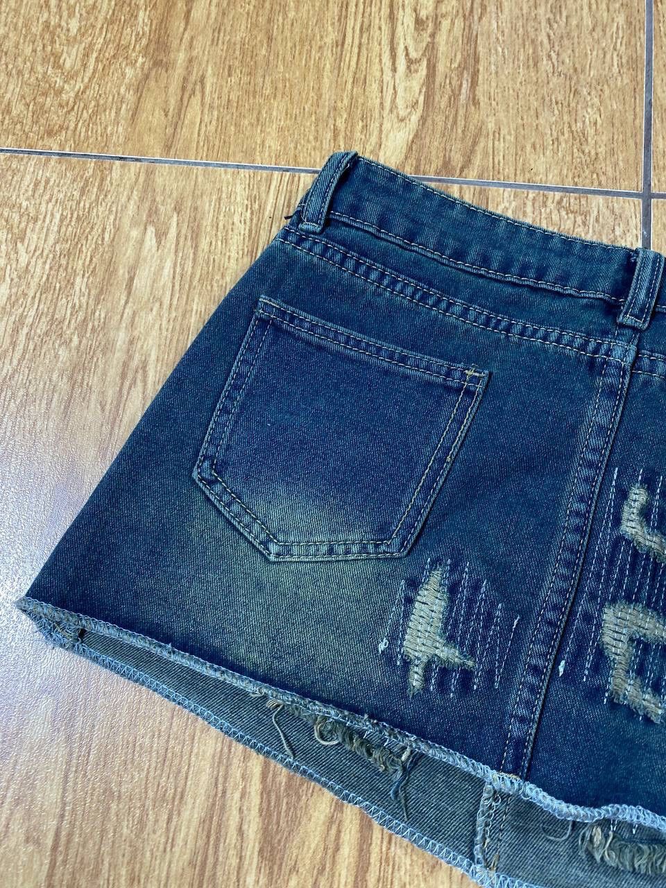 Japanese Brand Vintage Y2K Japanese Zip Retro Mini Skirt 90s Style Size 32" / US 10 / IT 46 - 6 Thumbnail